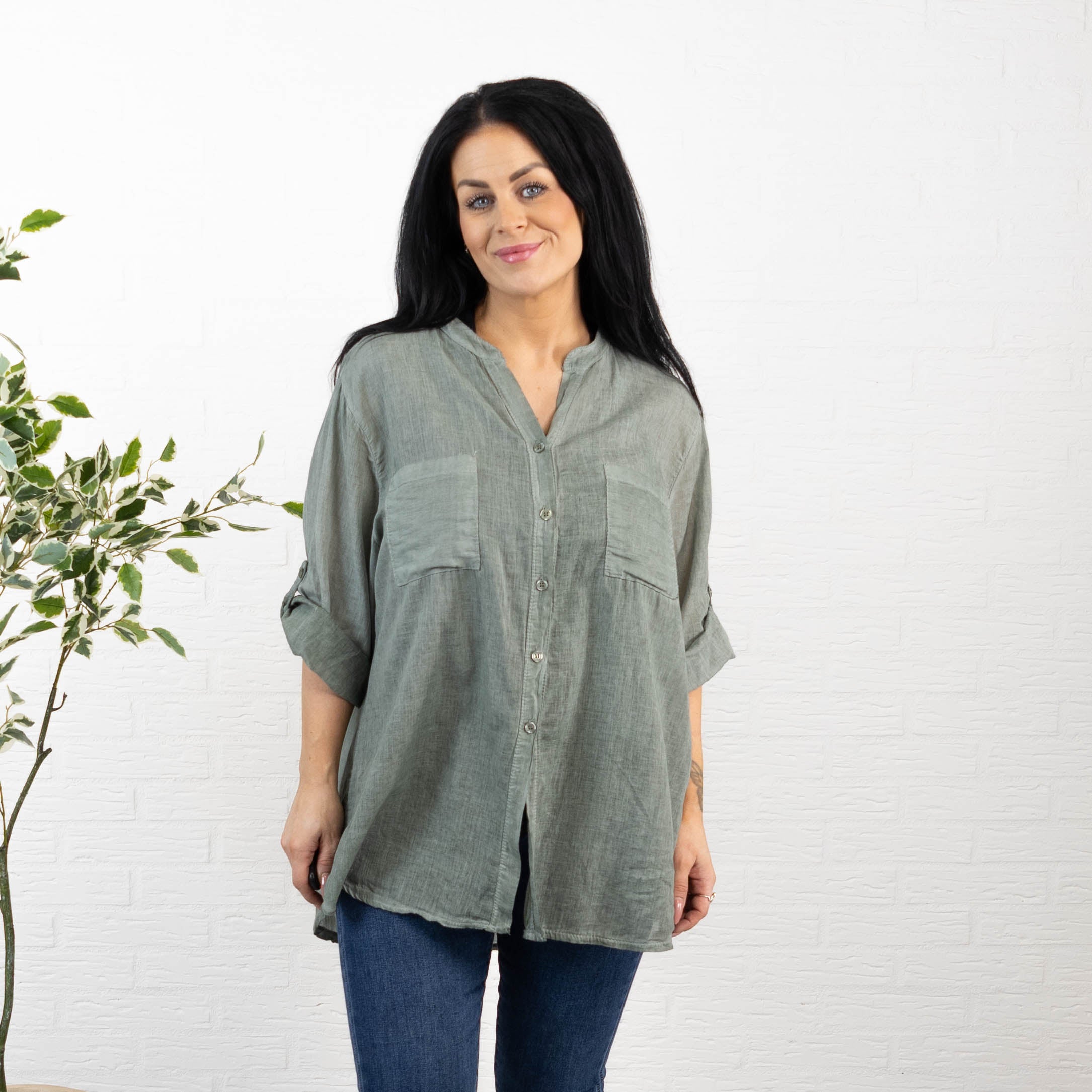 Nebraska skjorte, Khaki