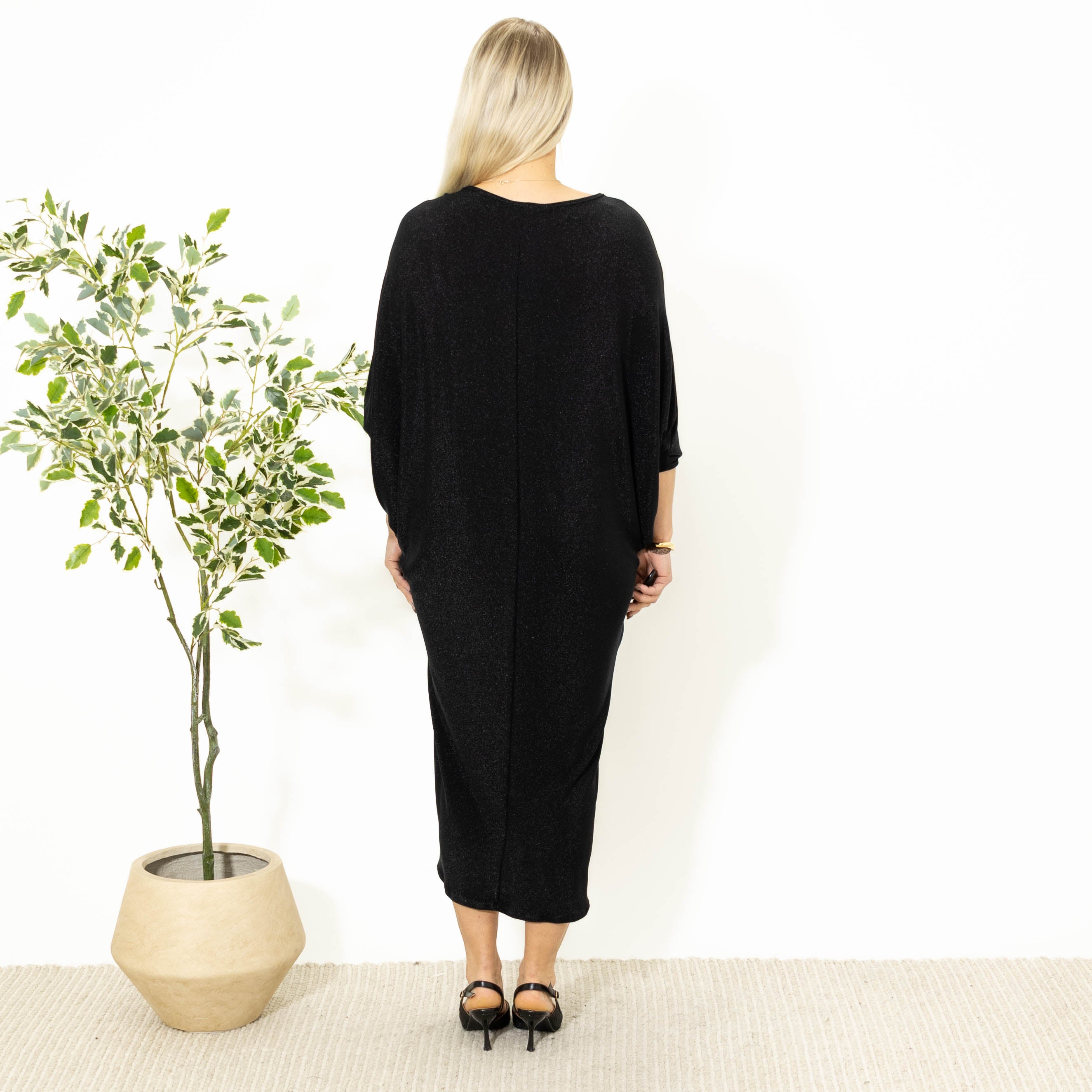 Faith glimmer kjole, Sort