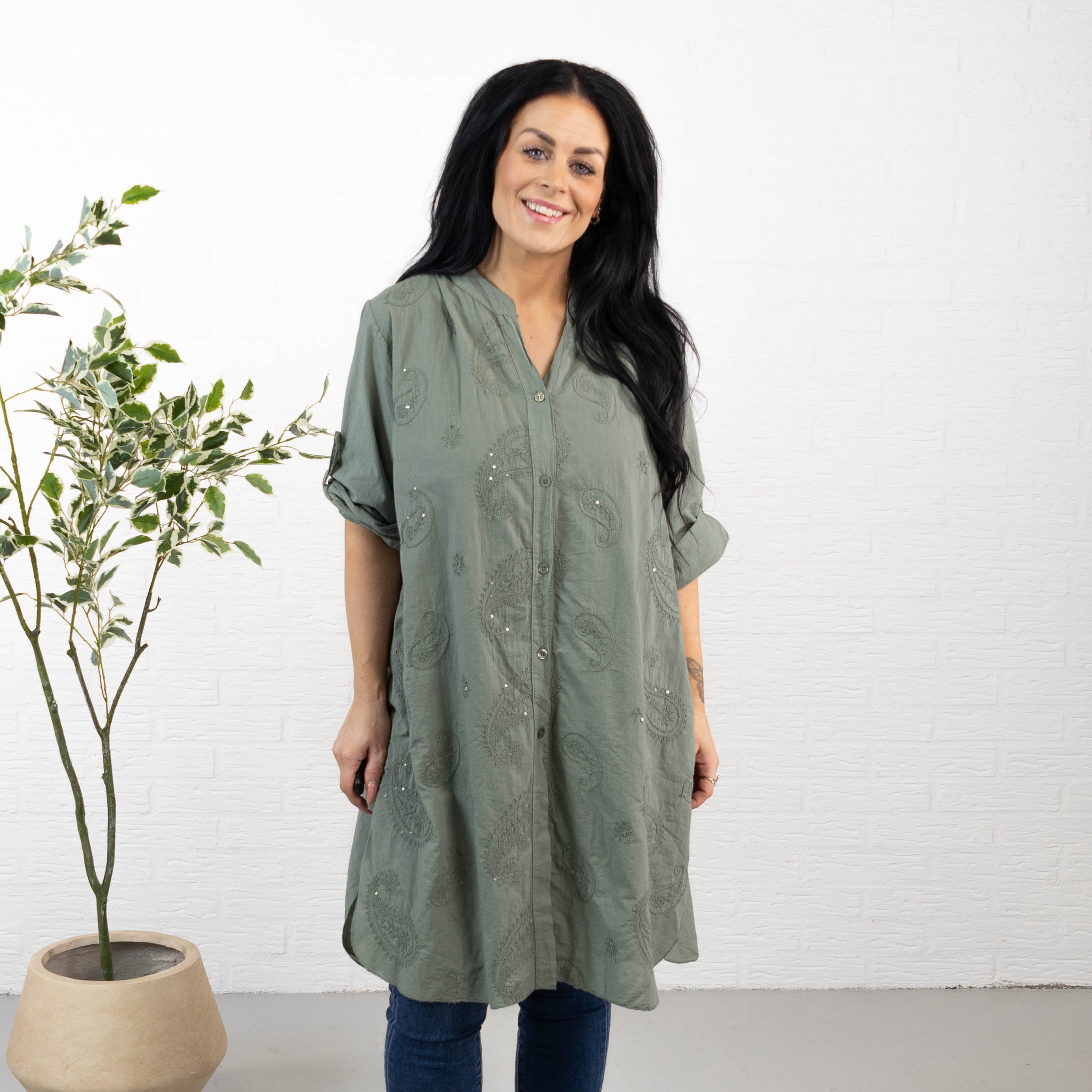 Carolina tunika, Khaki