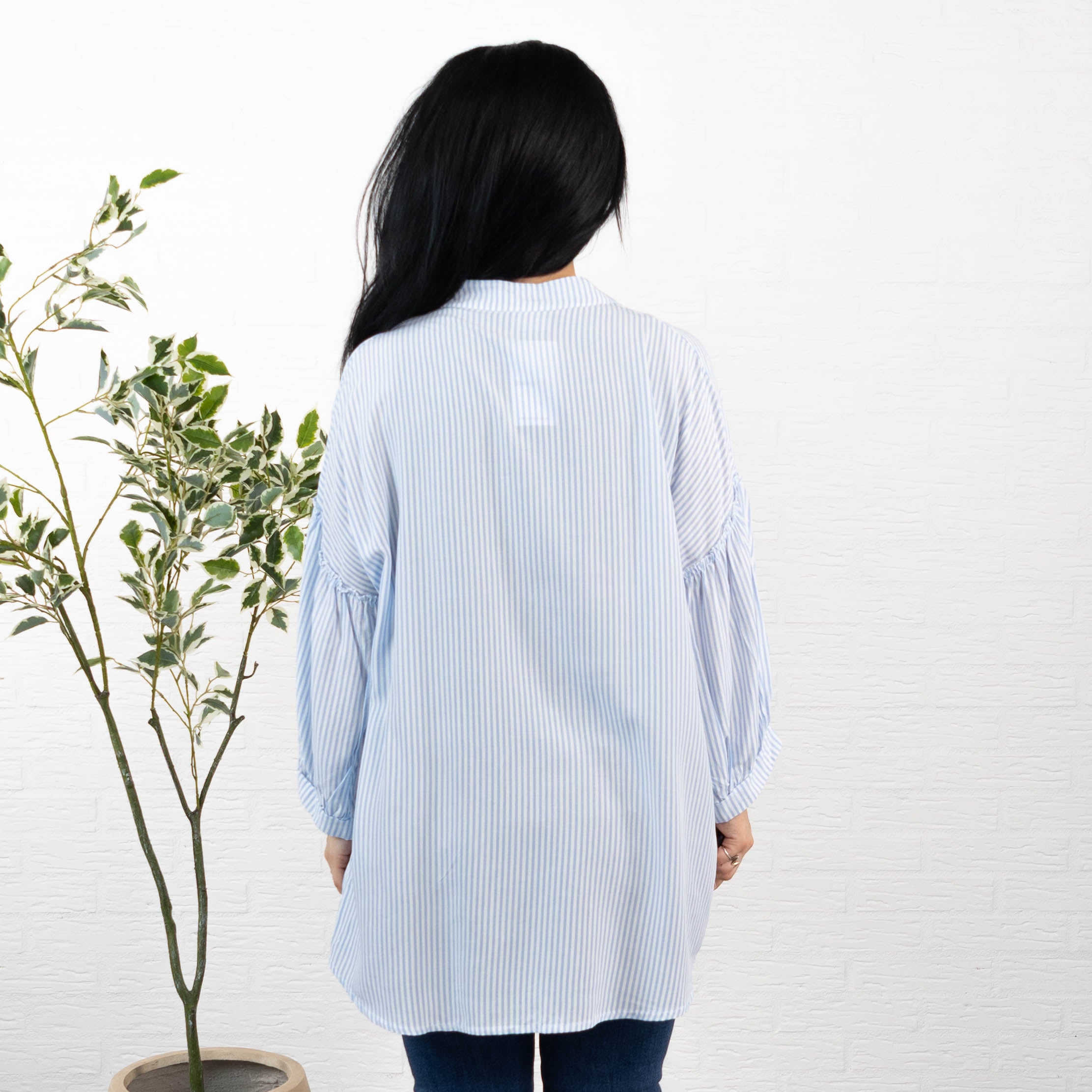 Oklahoma skjorte/tunika, Lyseblå