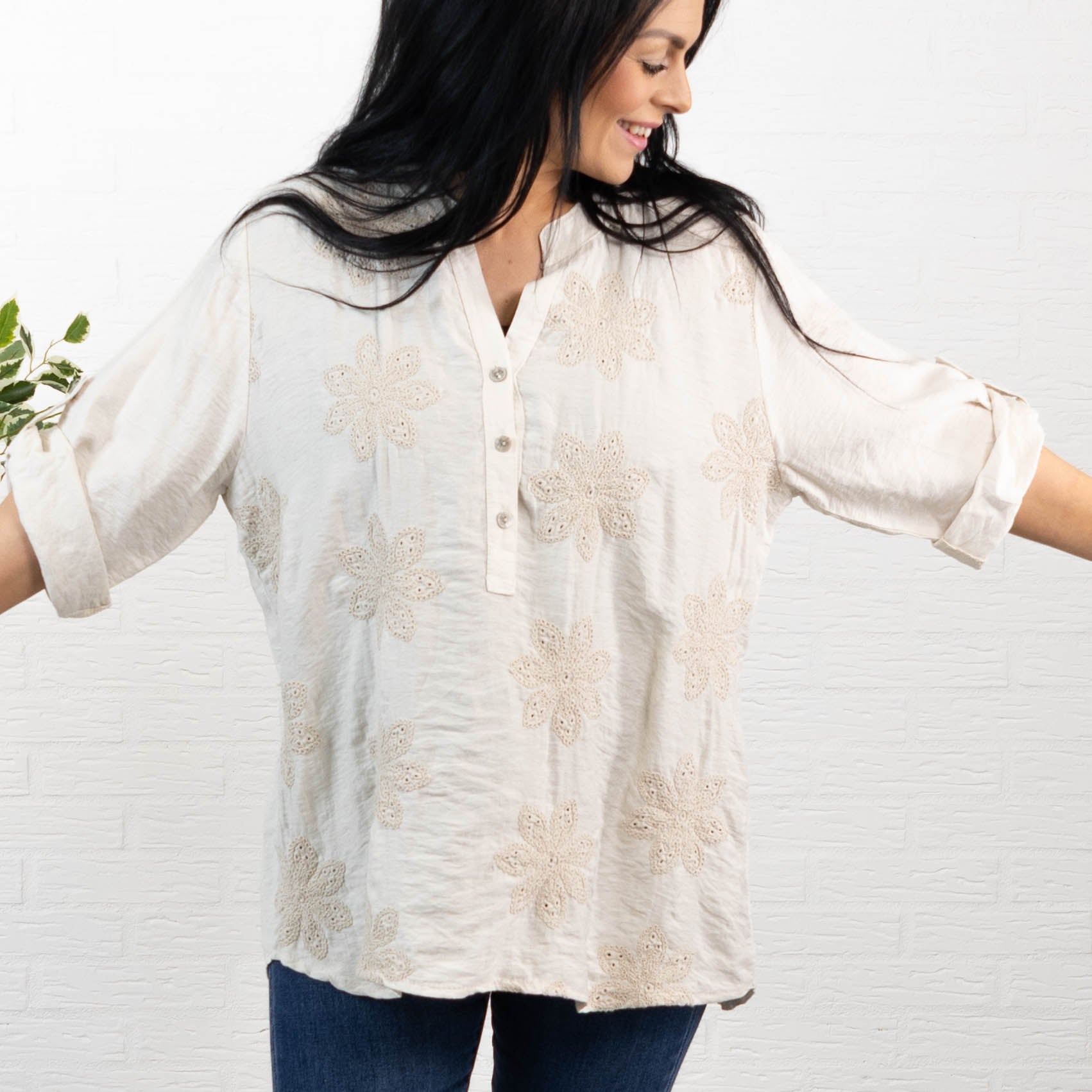 Arizona overdel, Beige