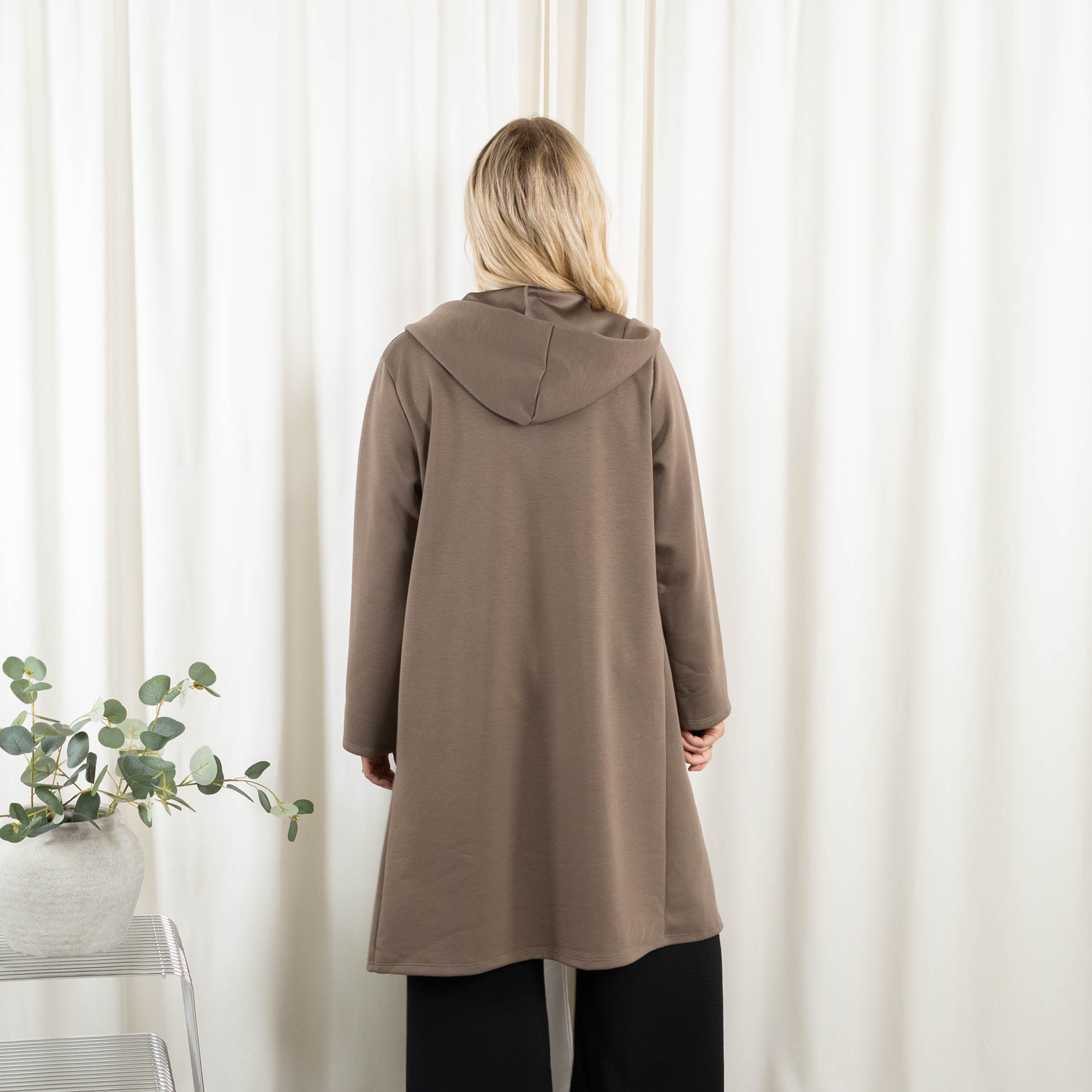 Lexi sweat/cardigan, Taupe
