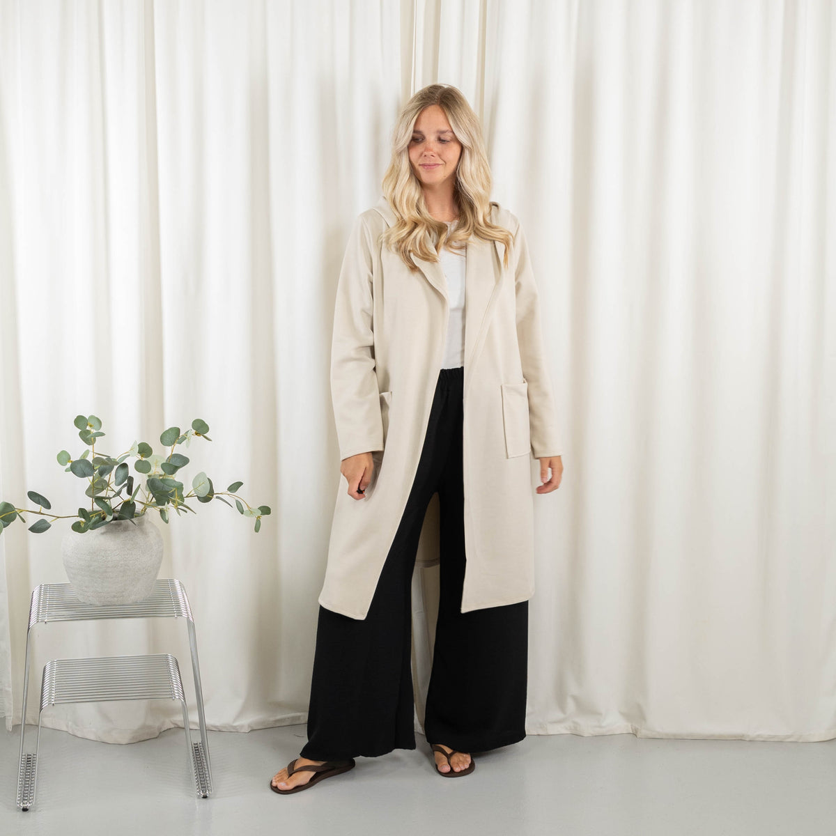 Lexi sweat/cardigan, Beige