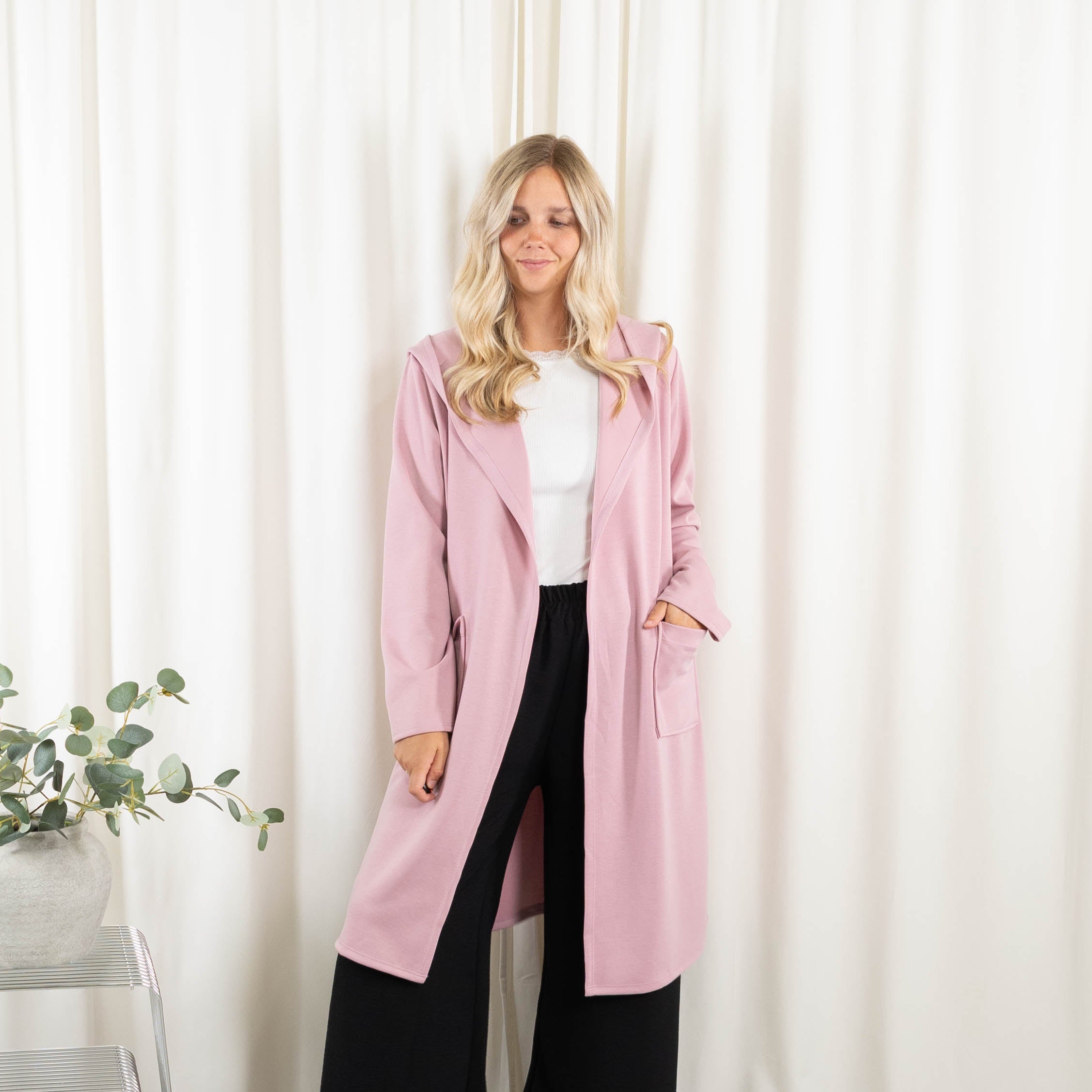 Lexi sweat/cardigan, Rosa