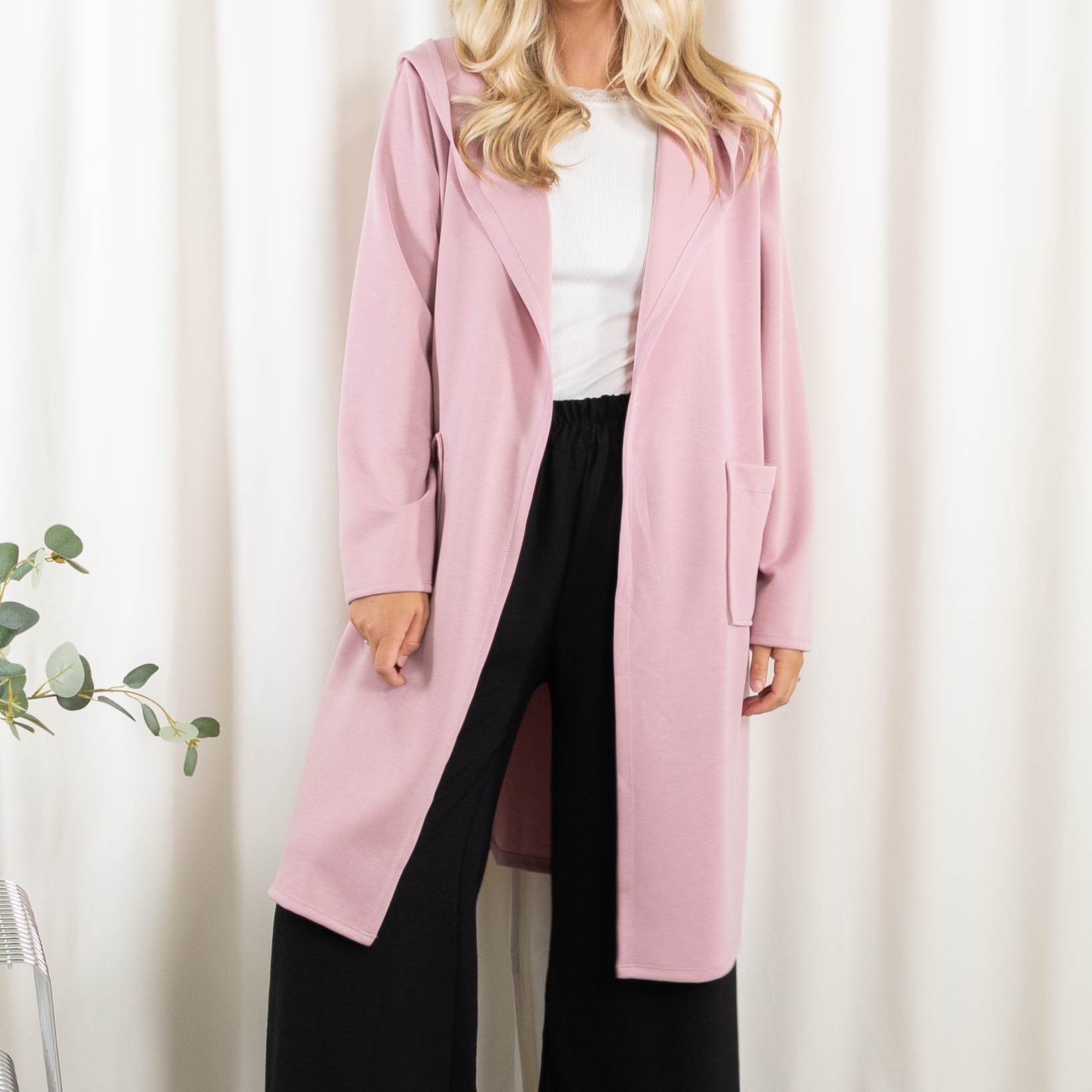Lexi sweat/cardigan, Rosa