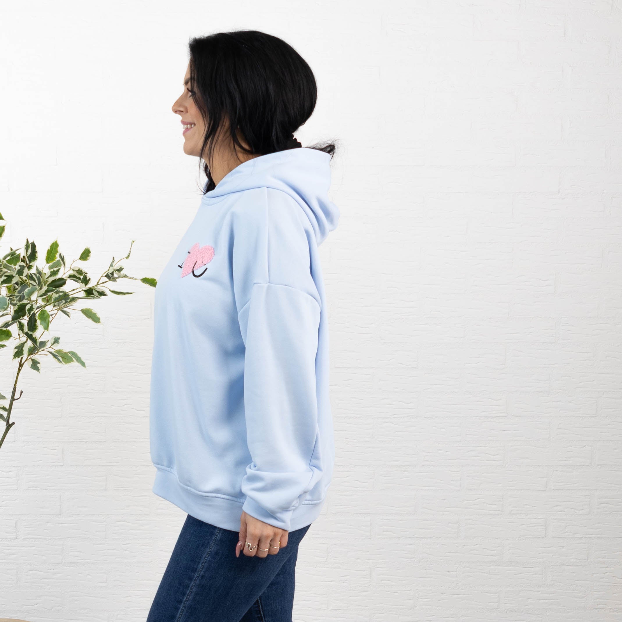 Alabama sweatshirt, Lyseblå