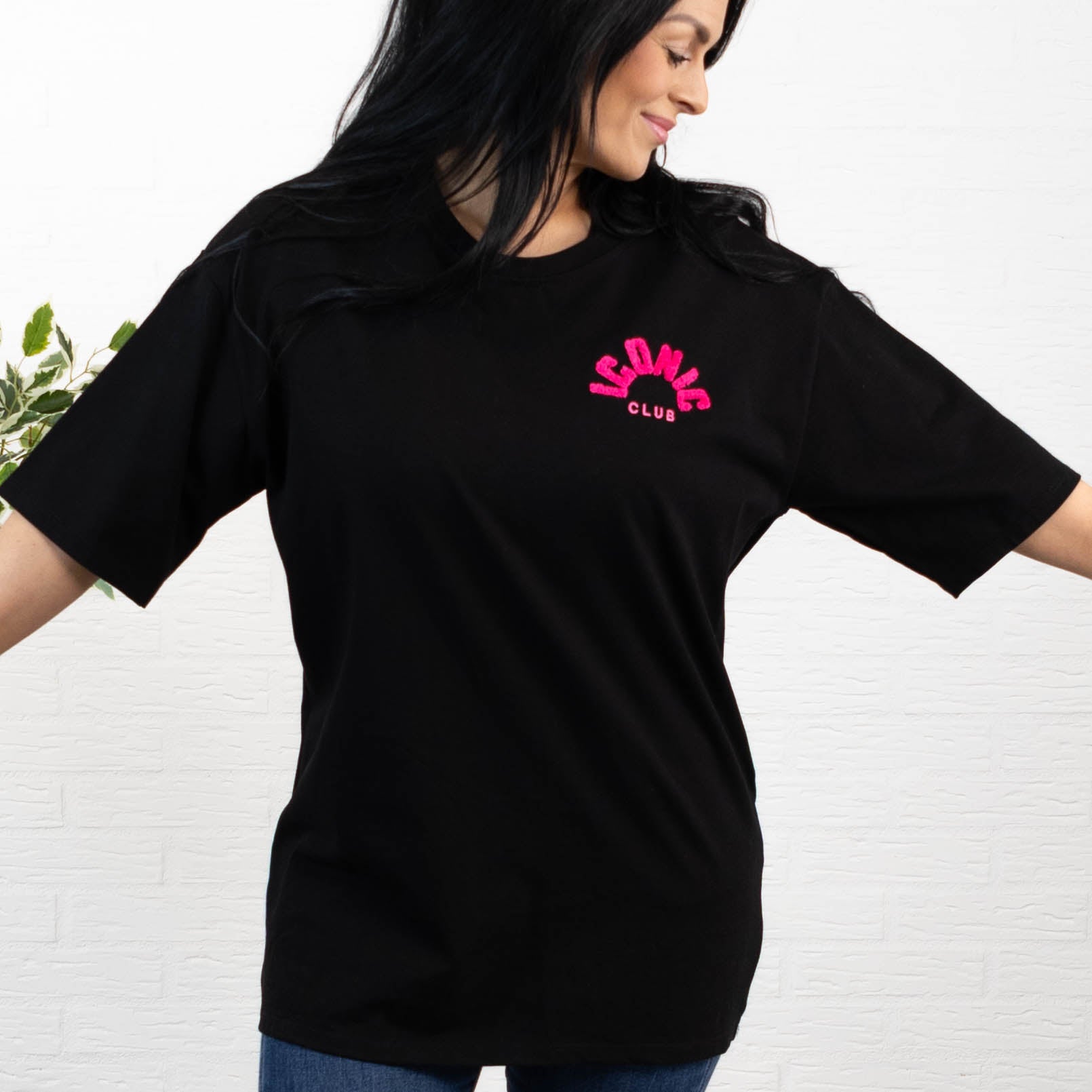 Iconic Club, sweatshirt, Sort
