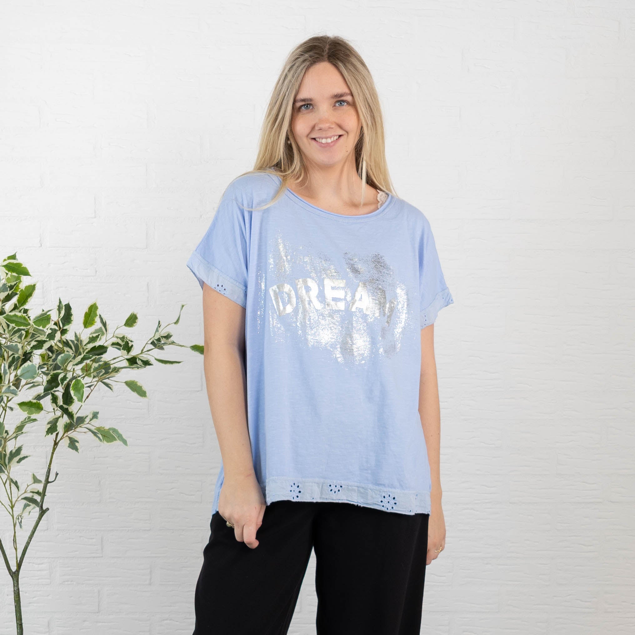 Dream t-shirt, Lyseblå