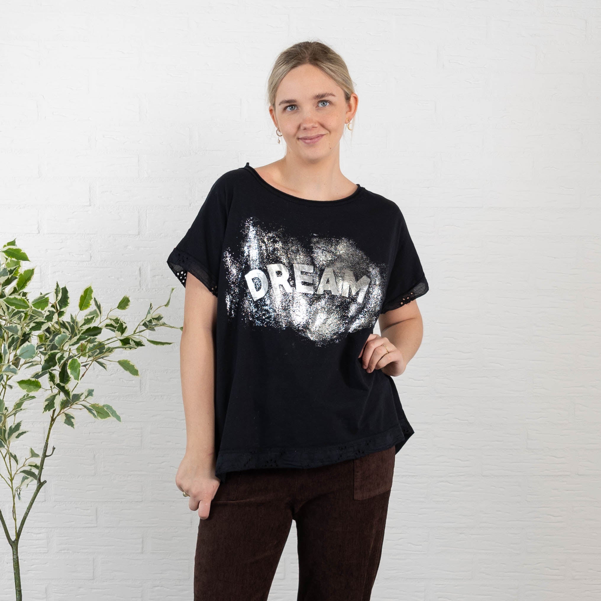 Dream t-shirt, Sort