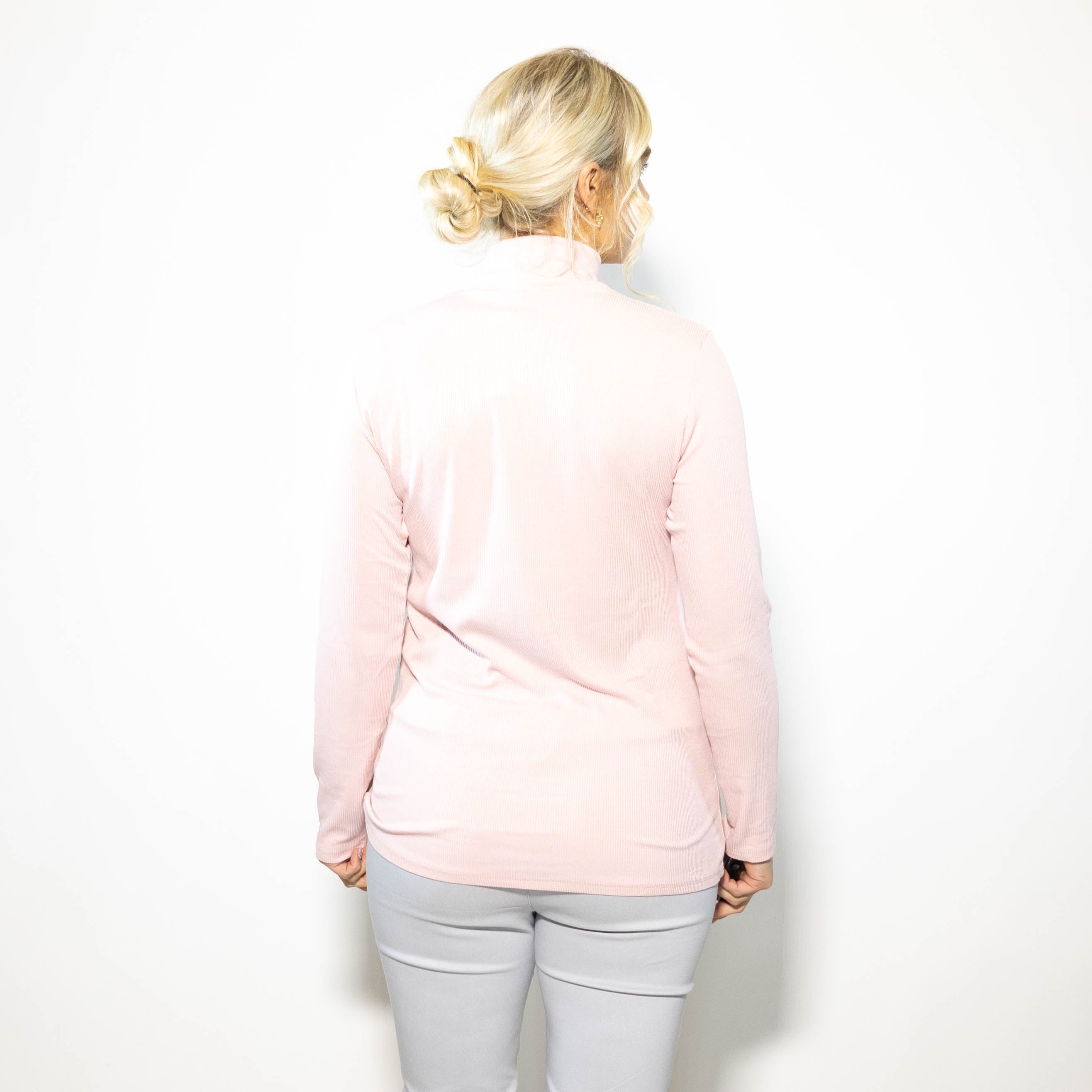 Mel turtleneck long sleeve, Rosa