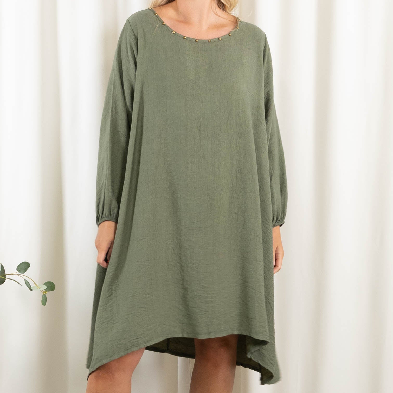 Amanda tunika/kjole, Khaki