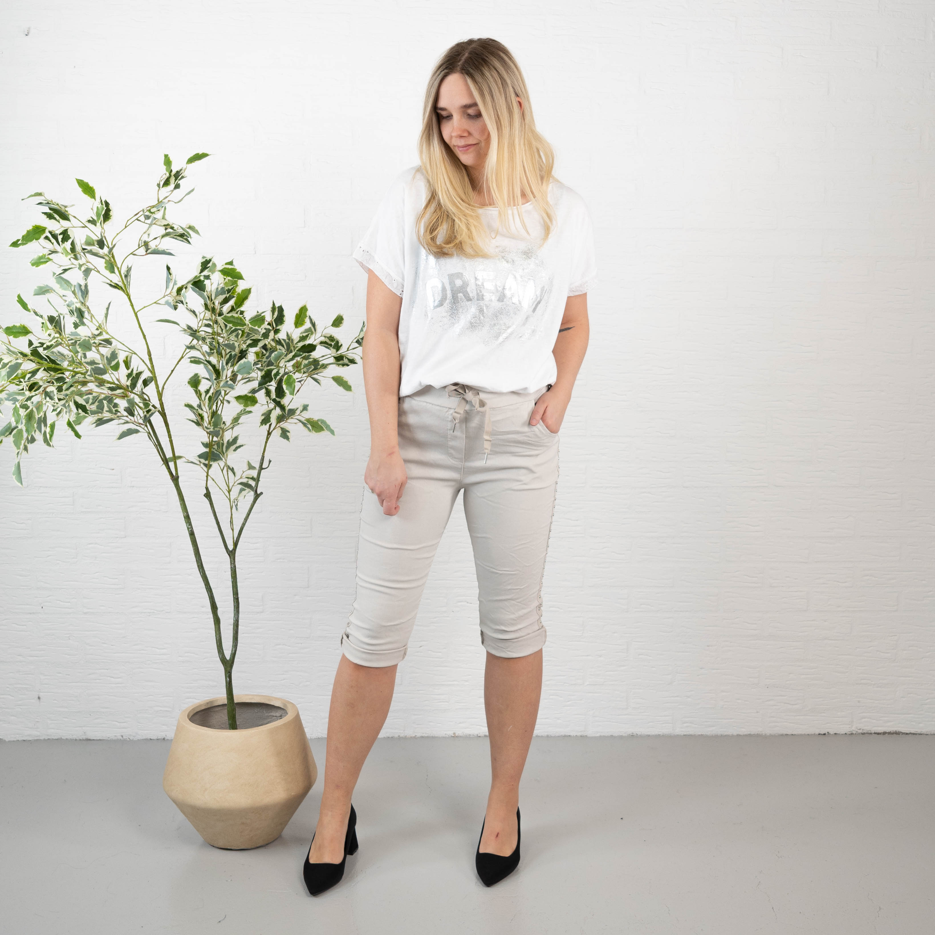 Barcelona pirat shorts, Beige