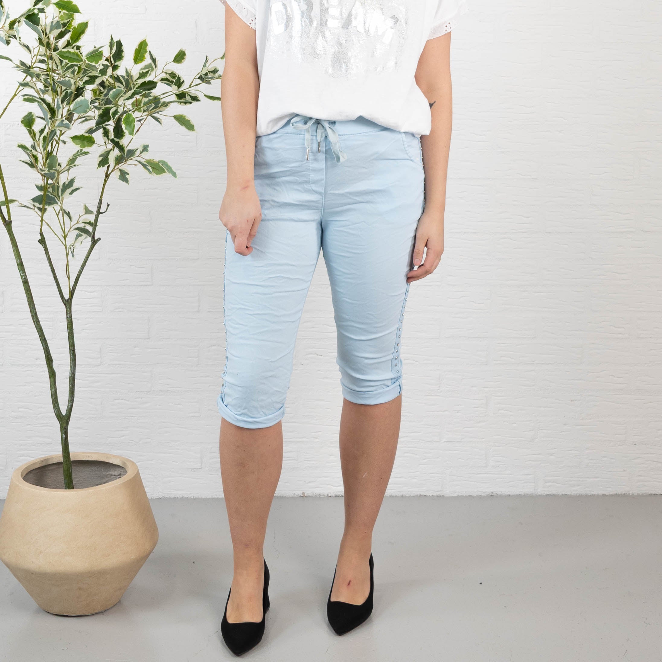 Barcelona pirat shorts, Lyseblå