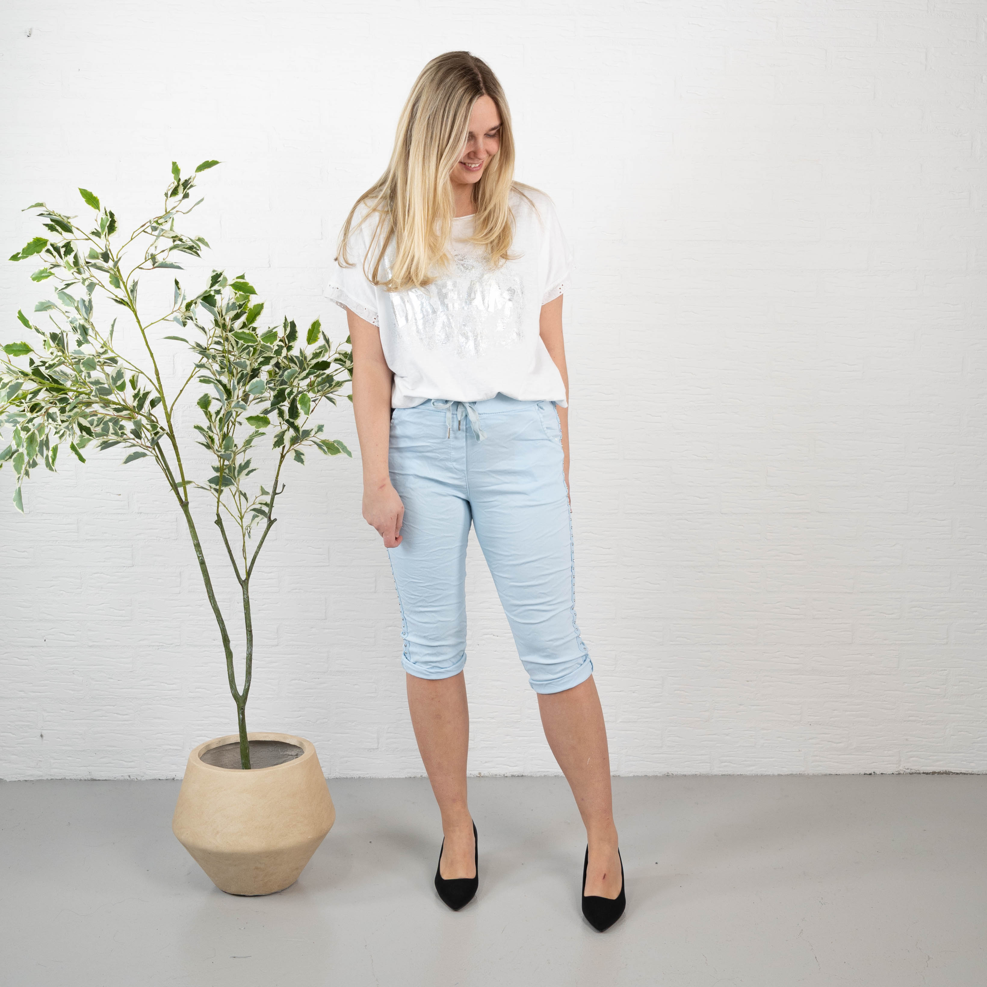 Barcelona pirat shorts, Lyseblå