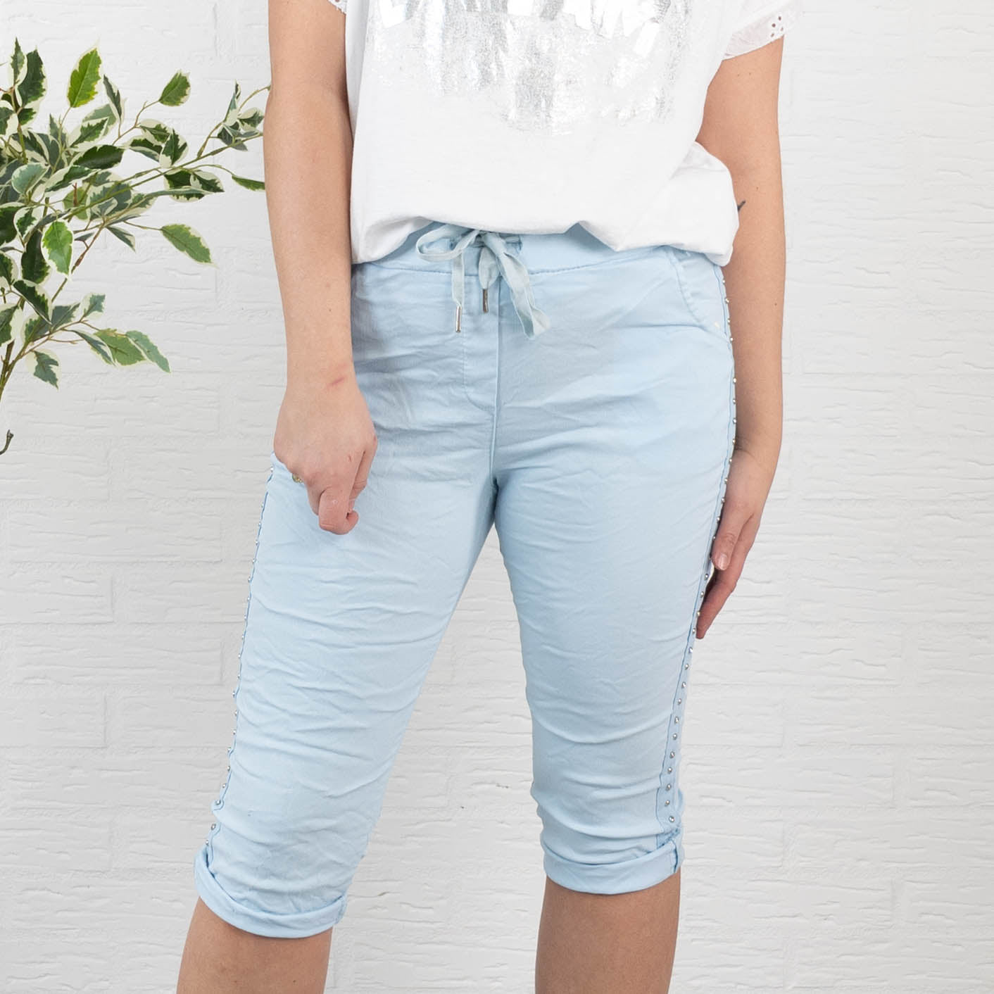 Barcelona pirat shorts, Lyseblå