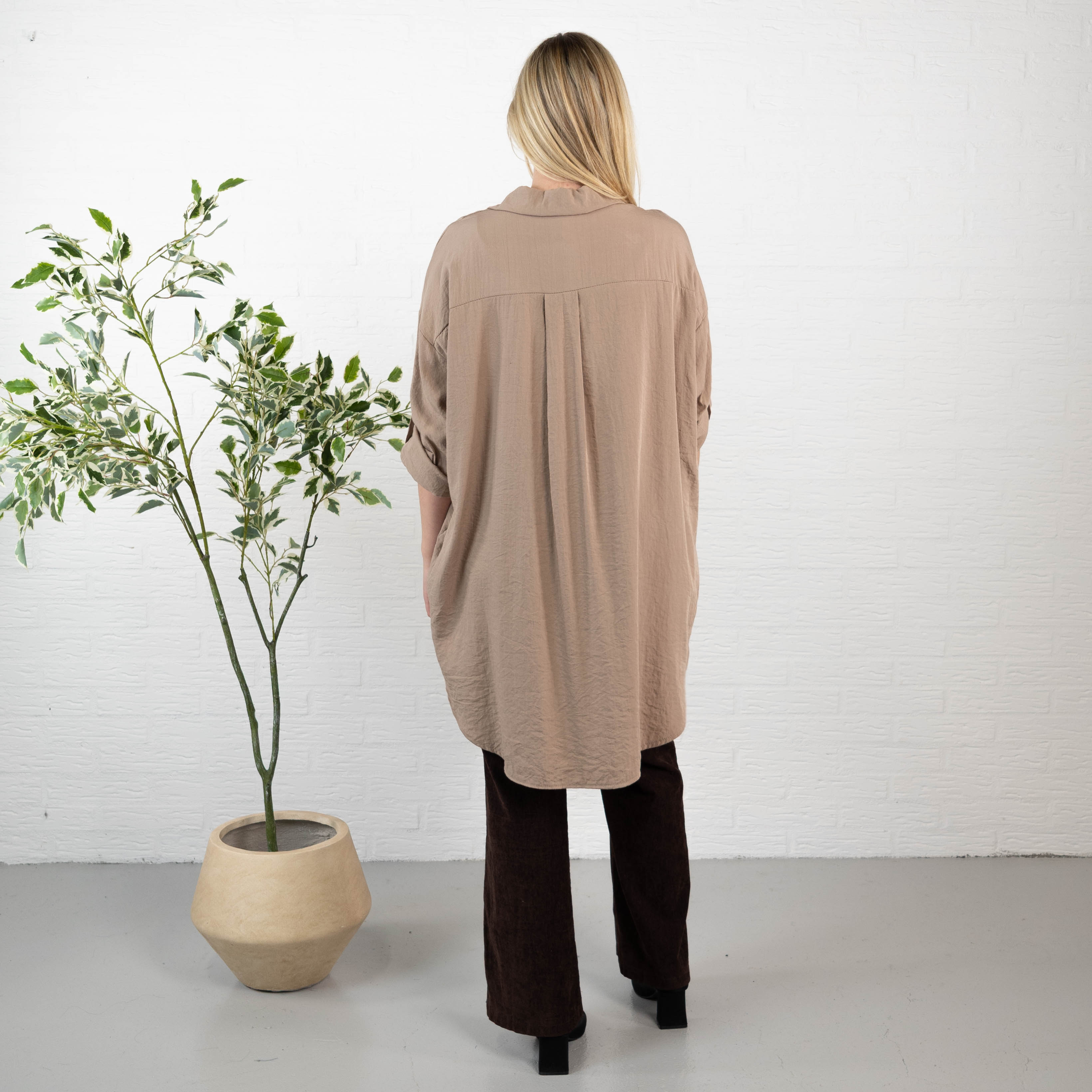 Vermont skjorte/tunika, Taupe