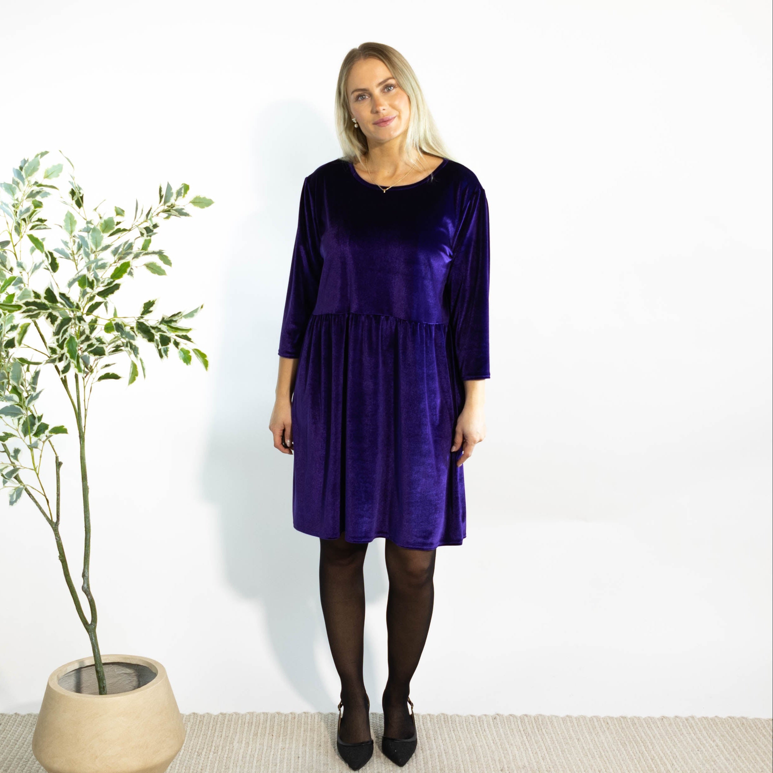 Chloe tunikakjole, Lilla