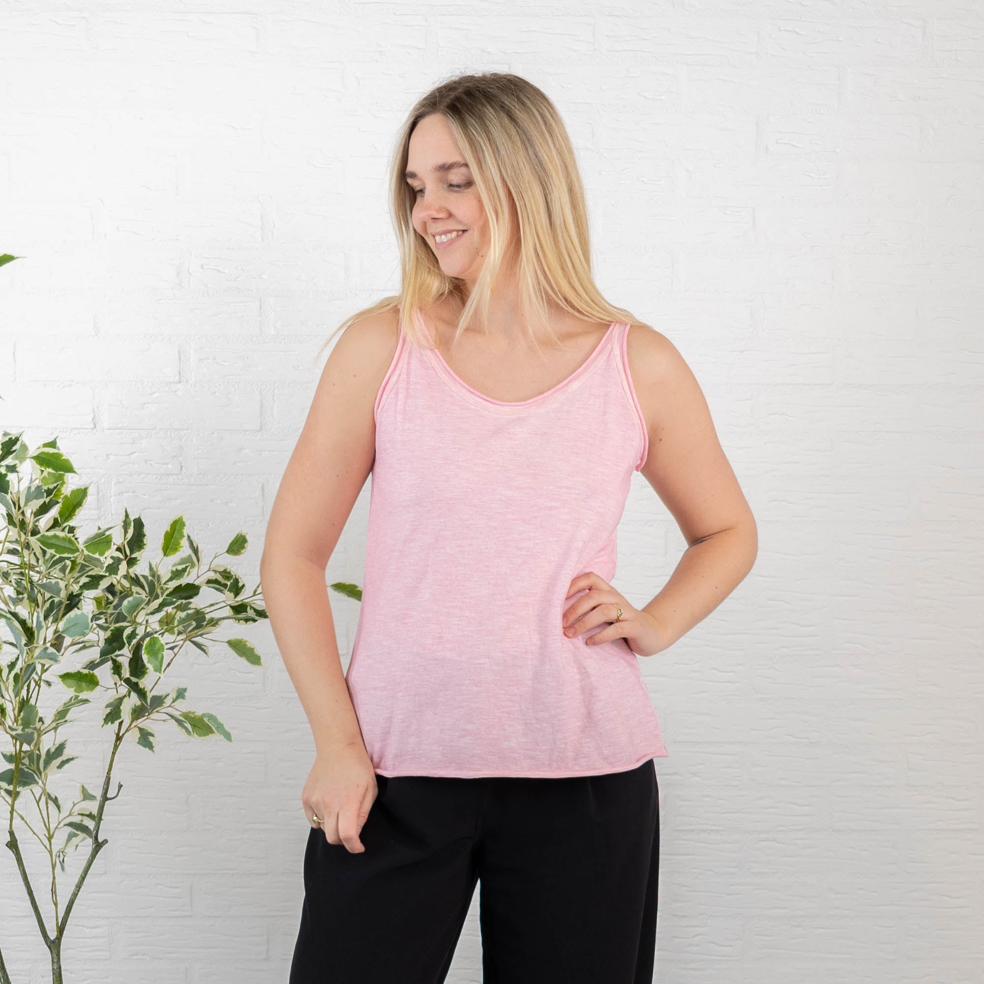 Montana top, Lyserød