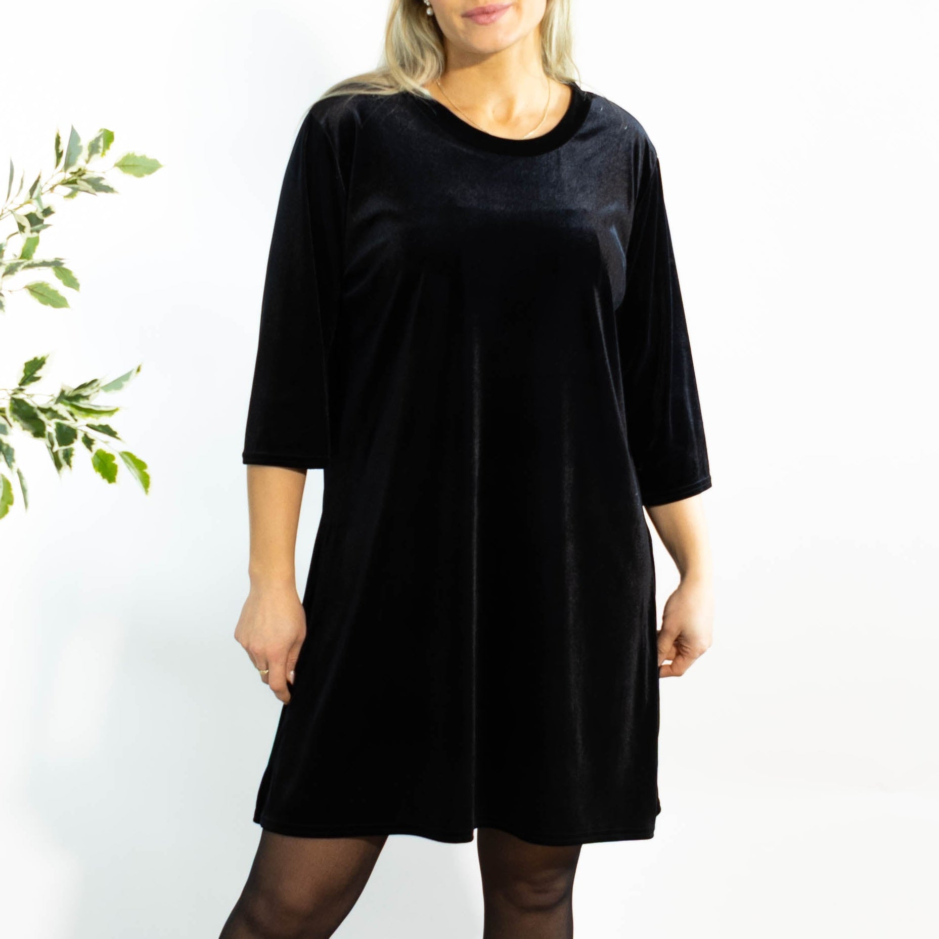 Brianne tunikakjole, Sort