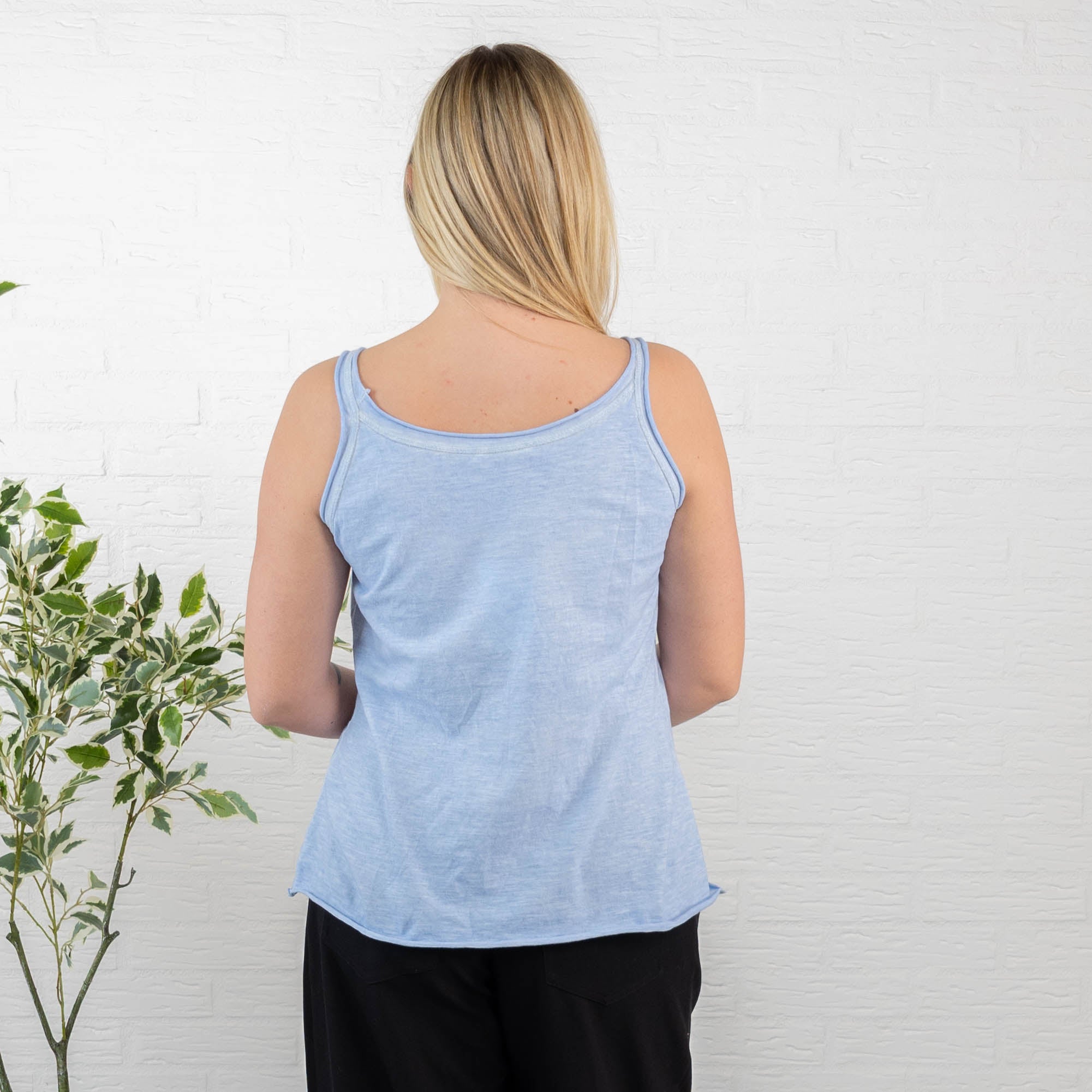 Montana top, Lyseblå