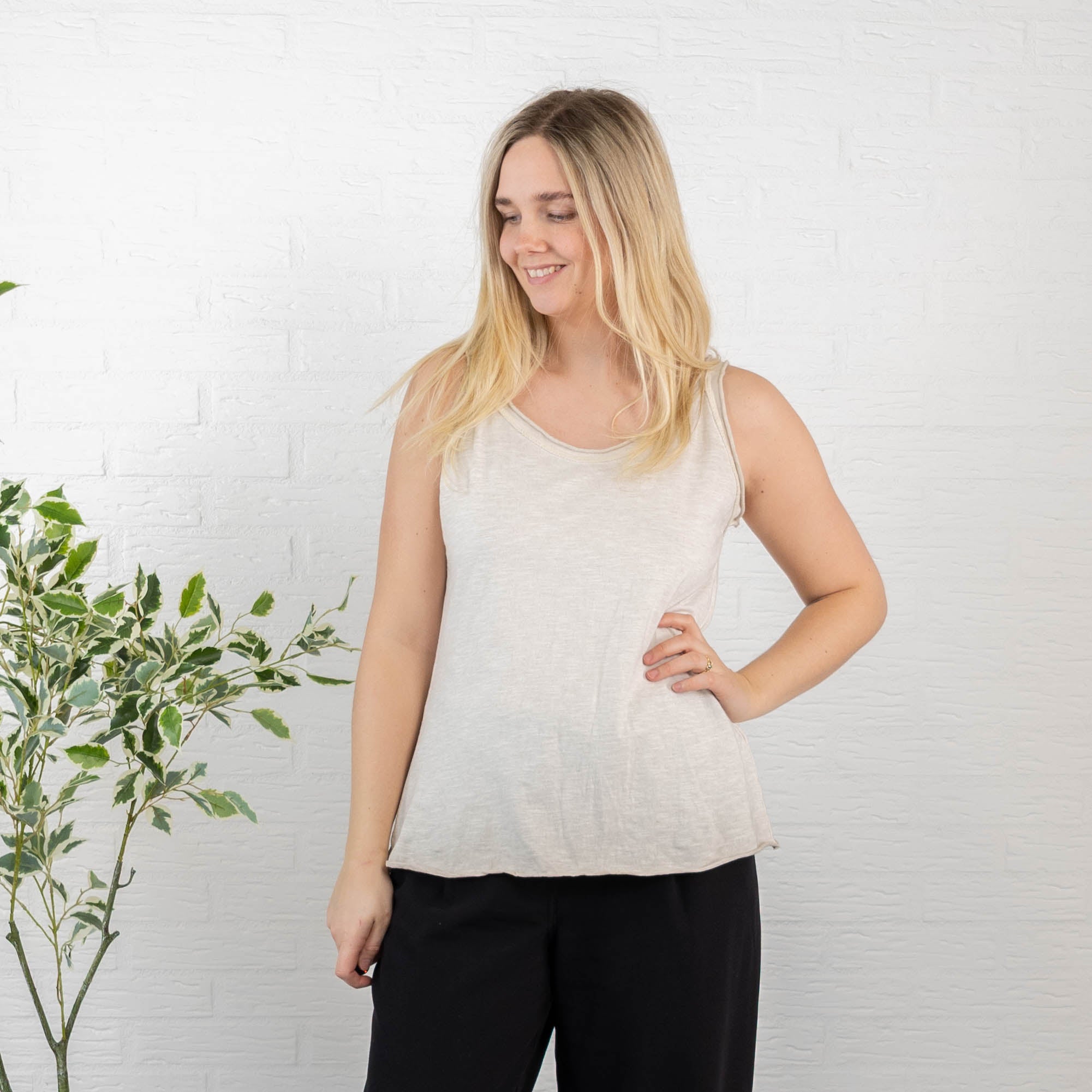 Montana top, Beige
