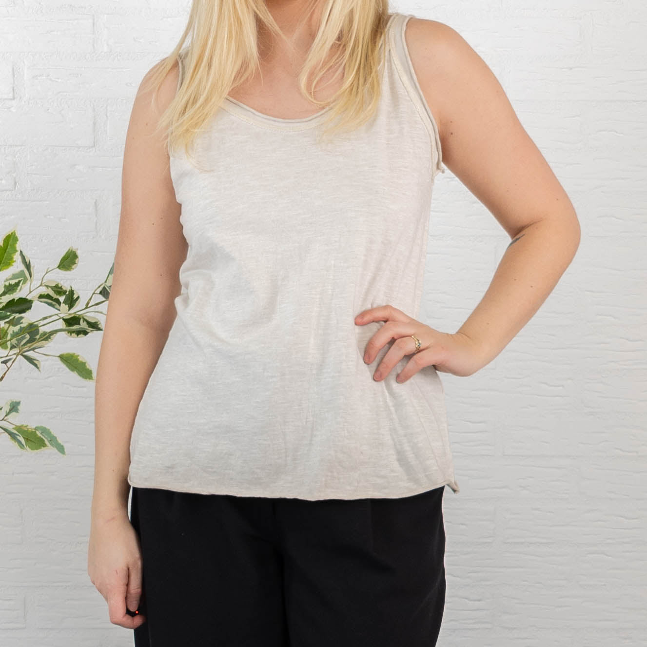 Montana top, Beige