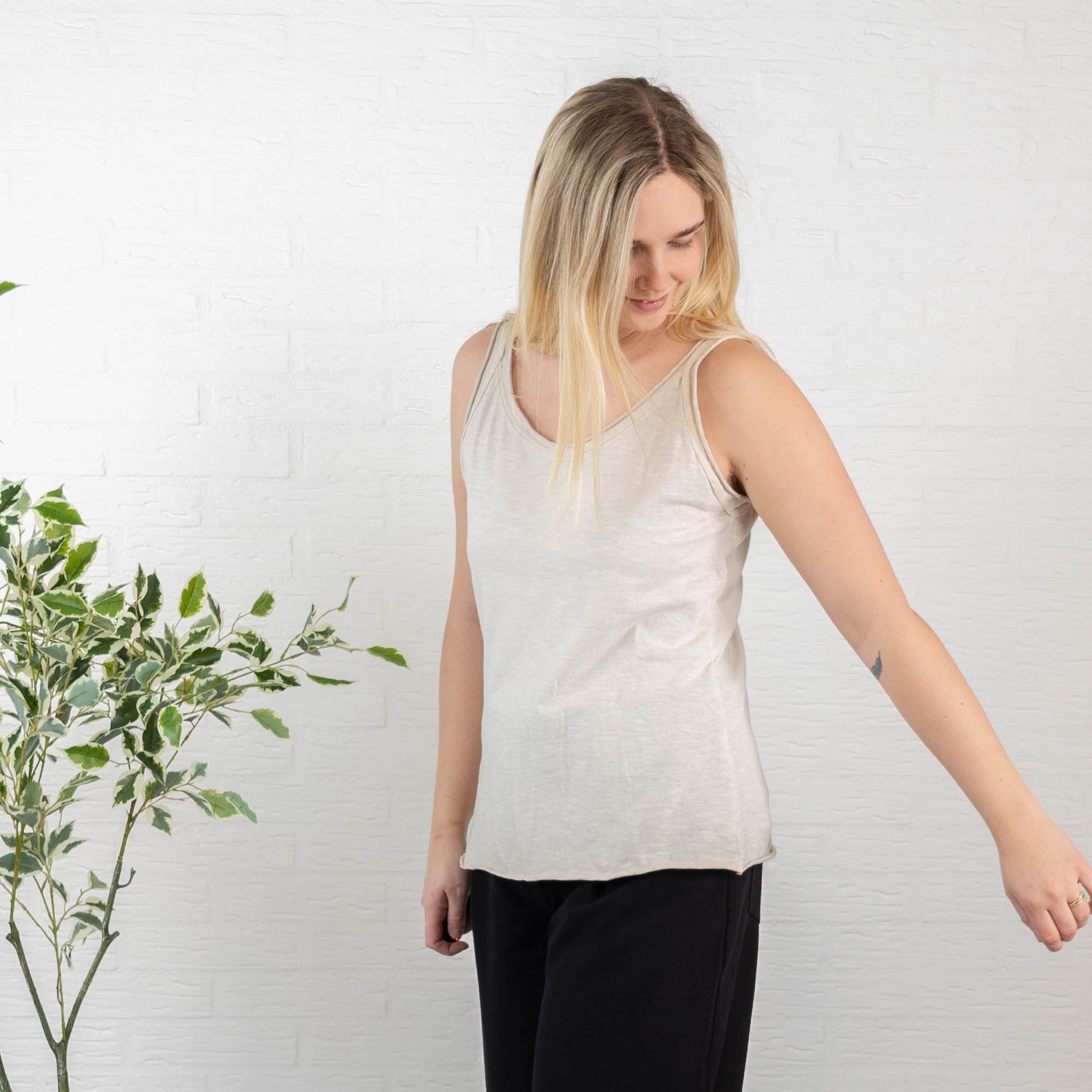 Montana top, Beige