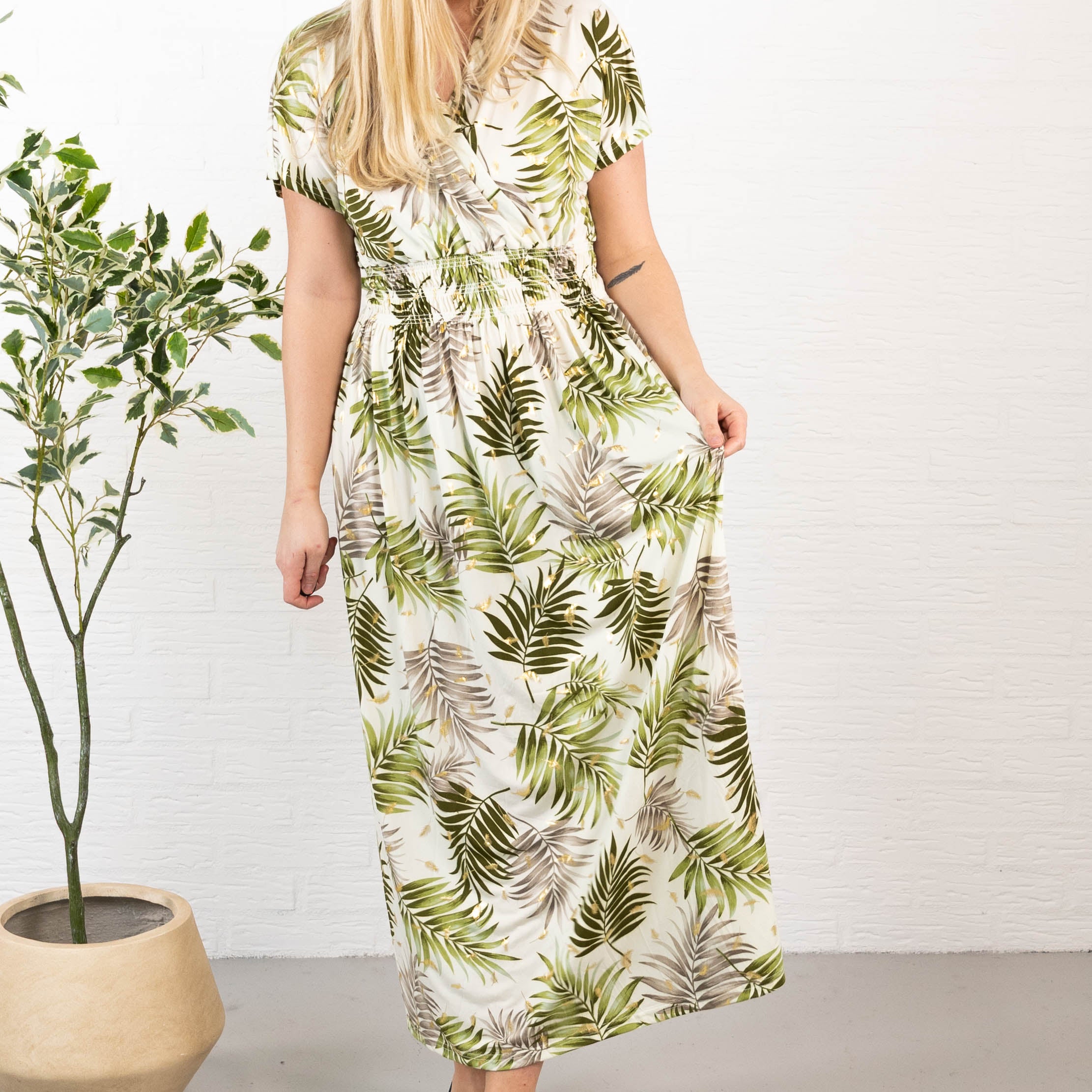 Joline kjole, Khaki