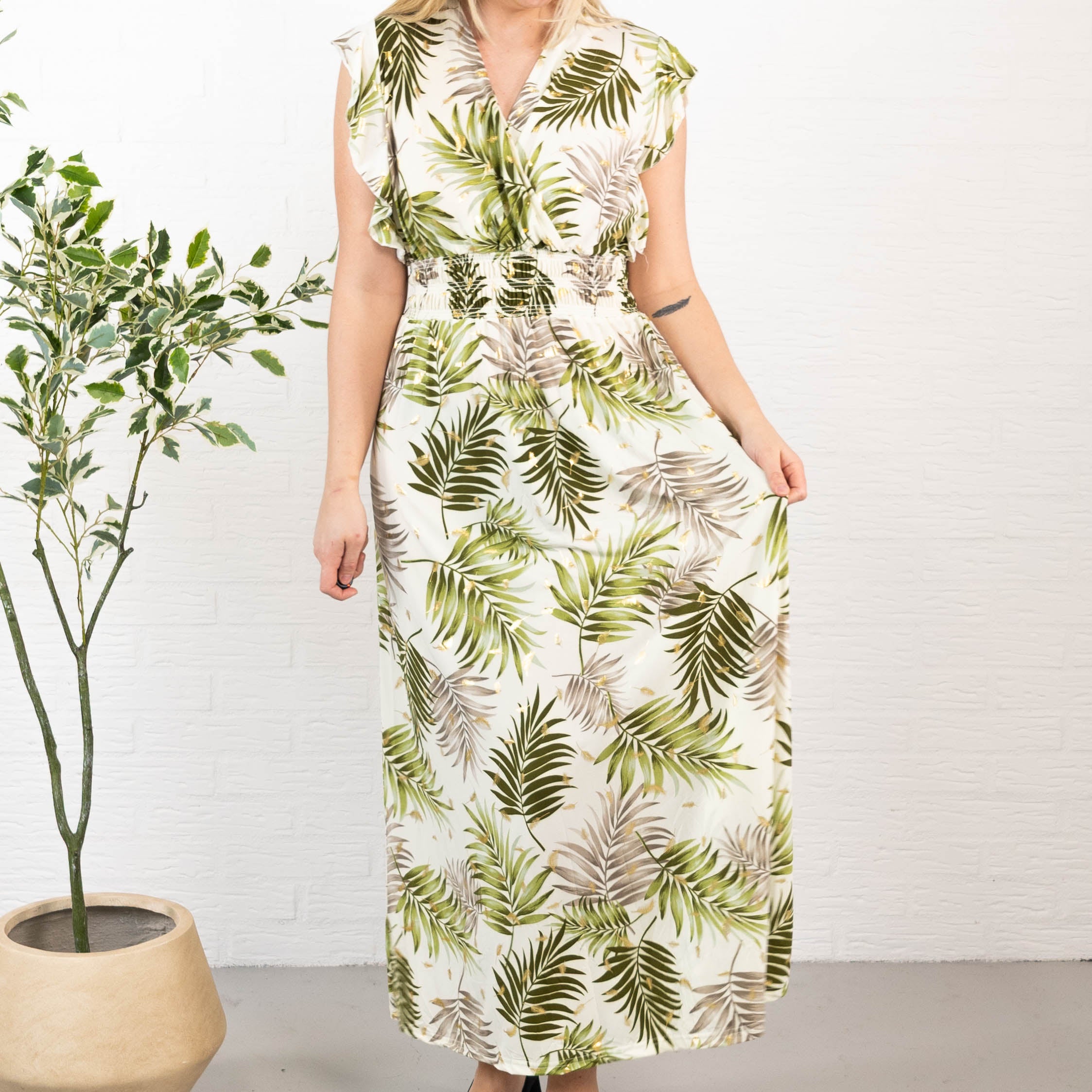 Johanne kjole, Khaki