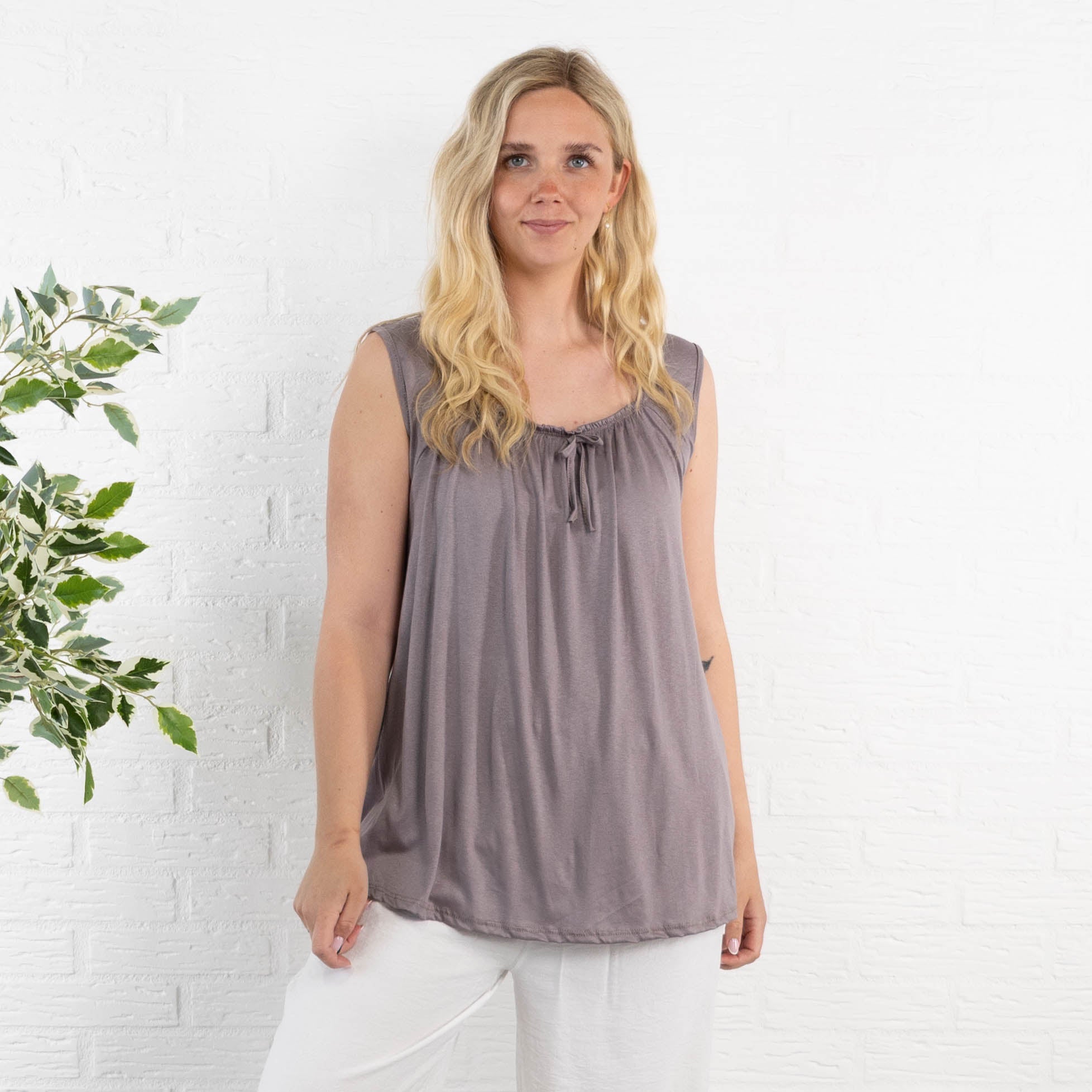 Angel top, Taupe