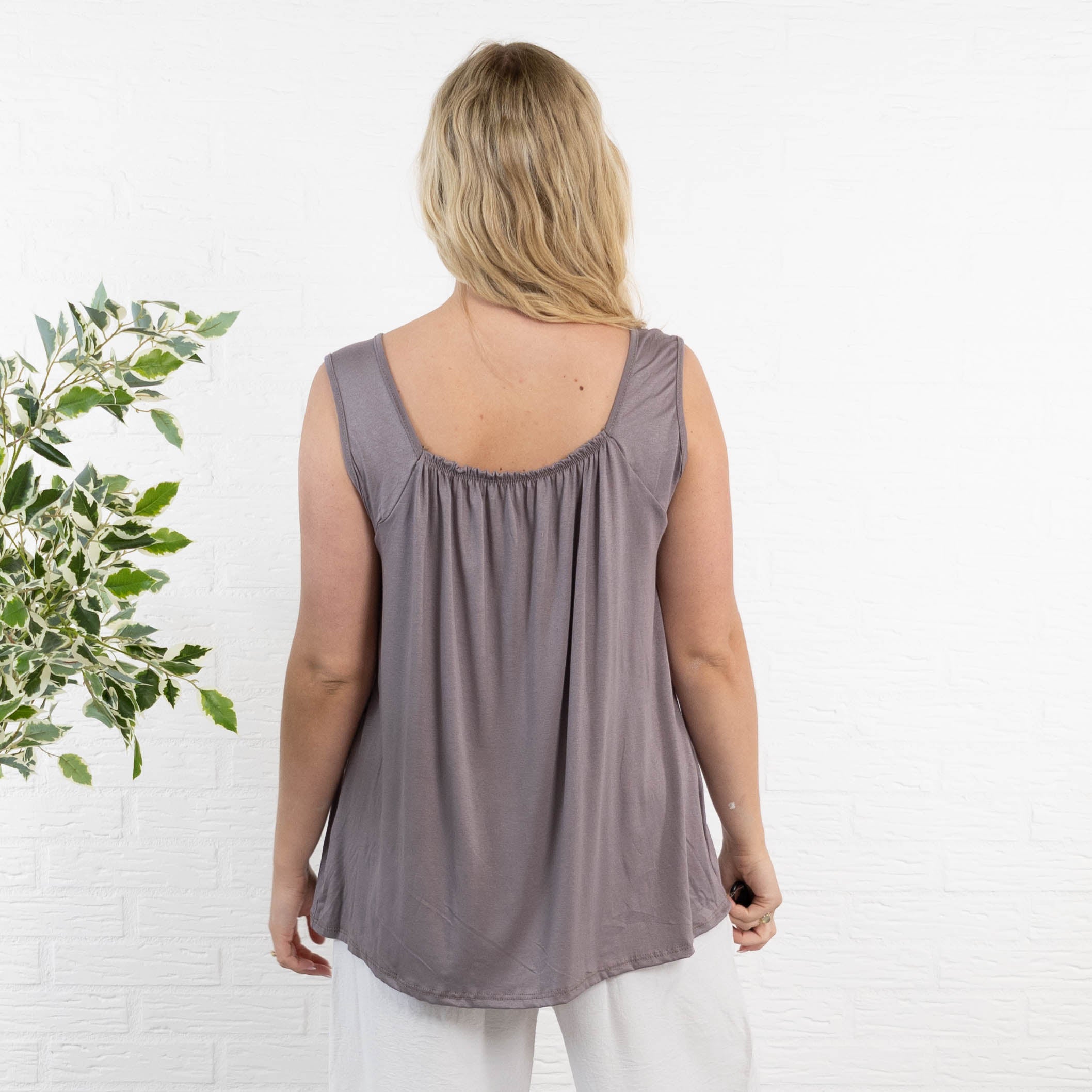 Angel top, Taupe