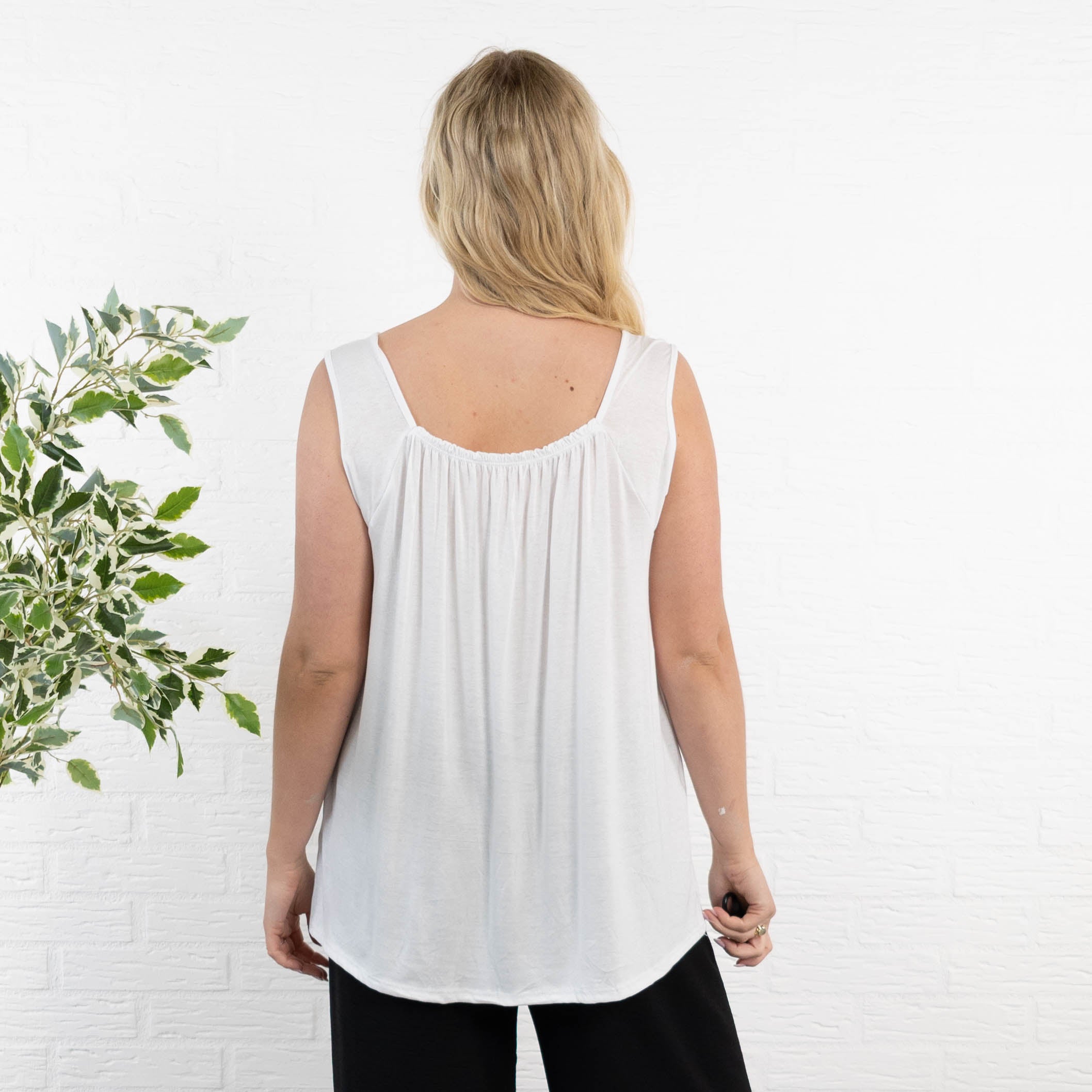 Angel top, Hvid