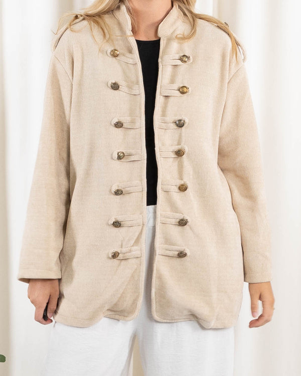 Quinn jakke, Beige