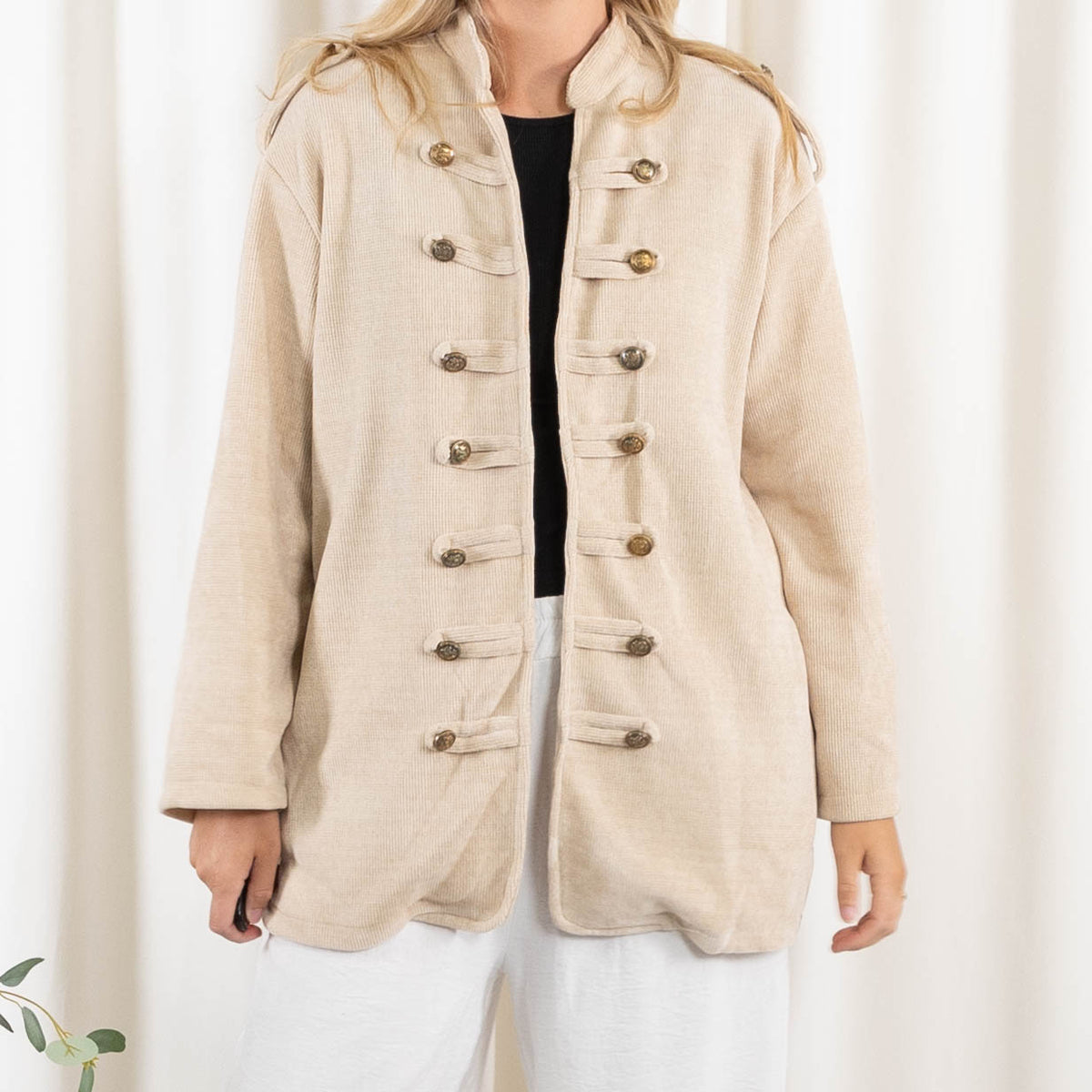 Quinn jakke, Beige