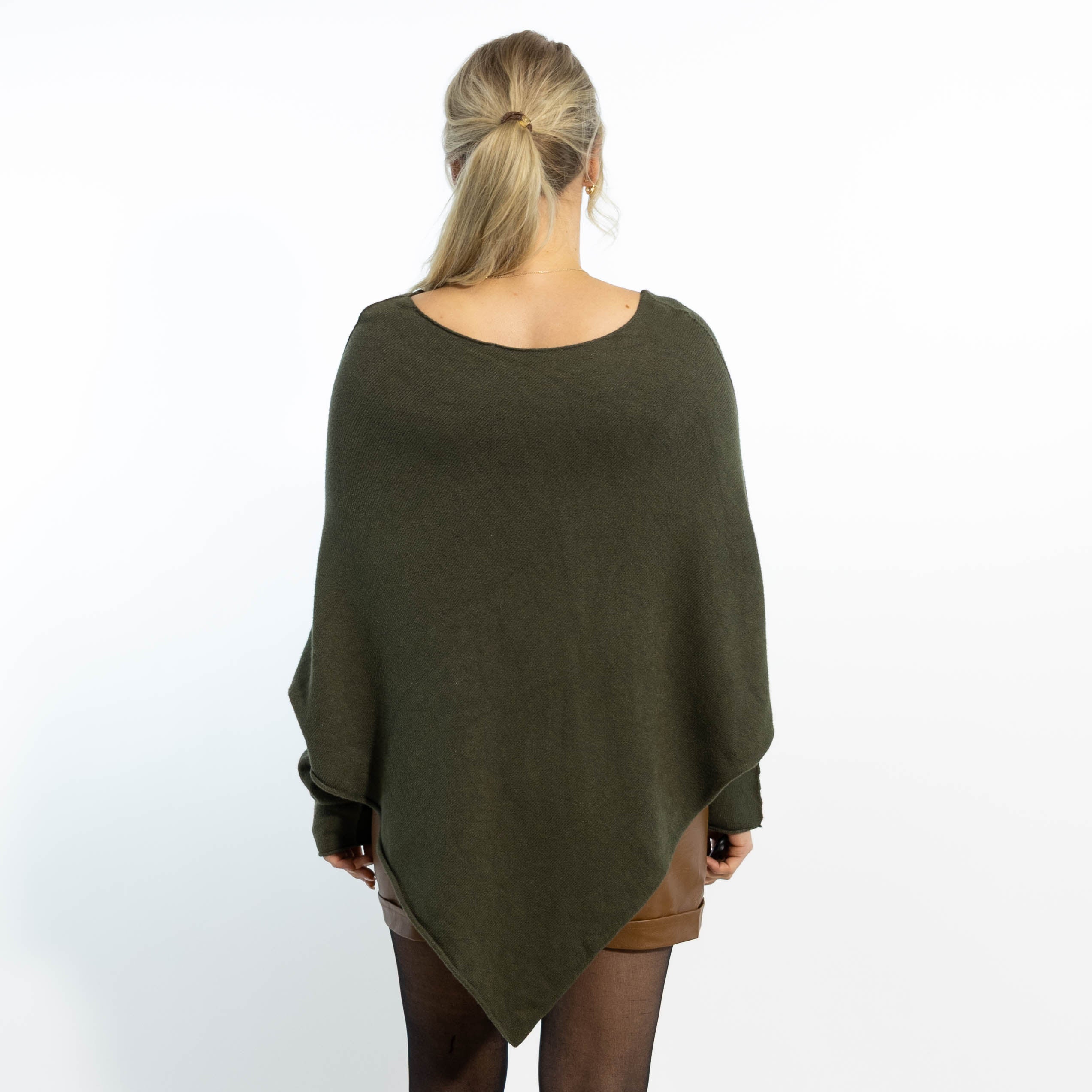 Heidi poncho, Khaki