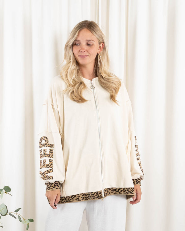 Tracie sweatshirt, Råhvid
