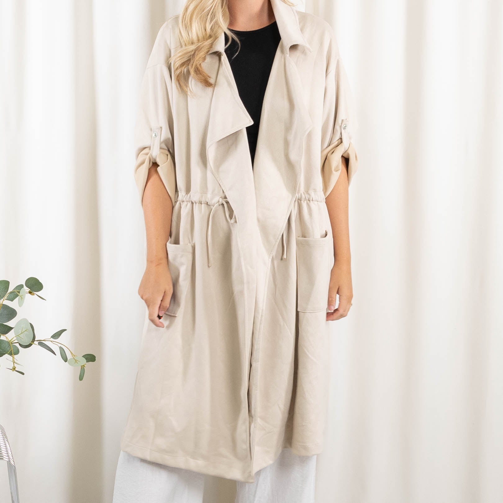 Hanne jakke, Beige