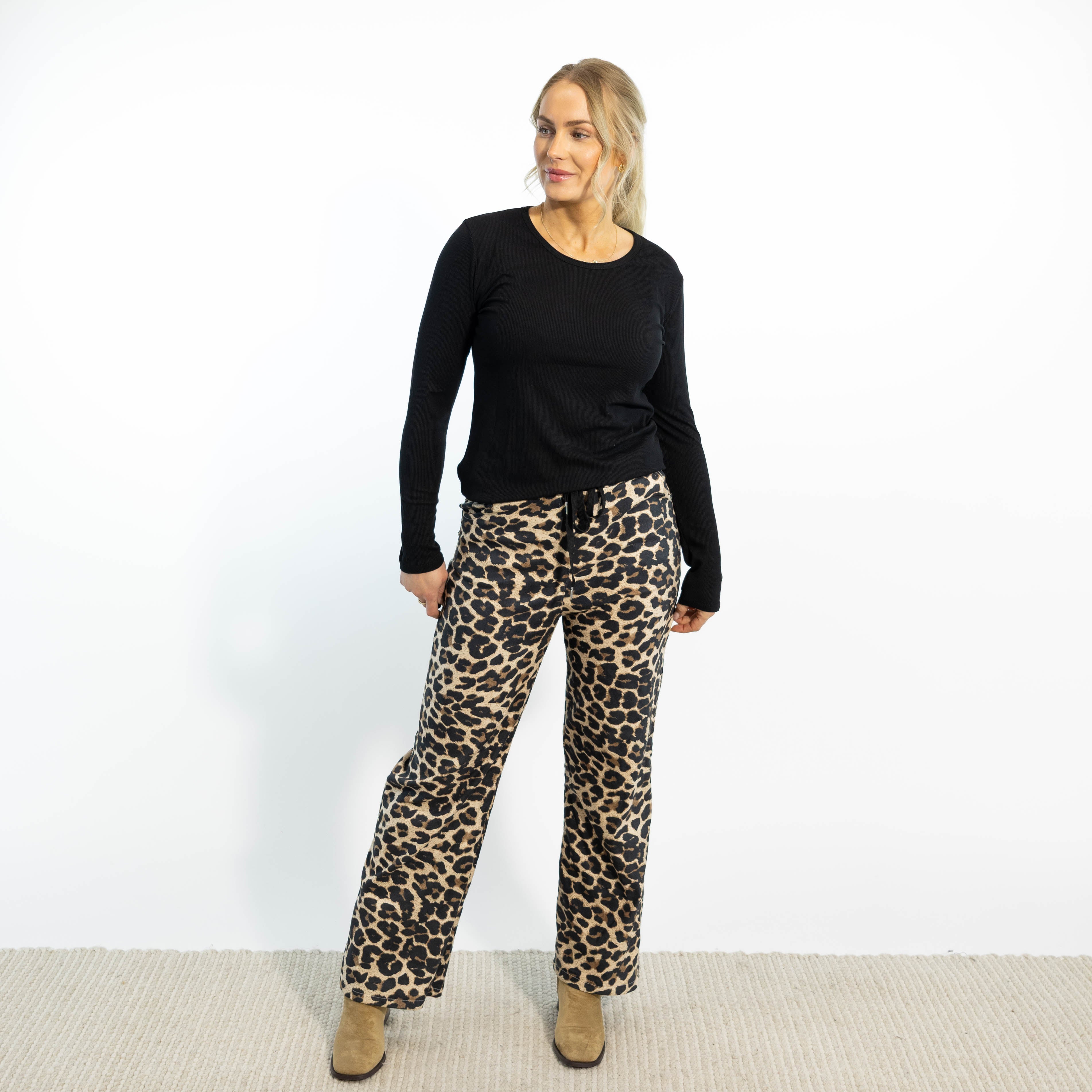 Tia leo bukser, Beige