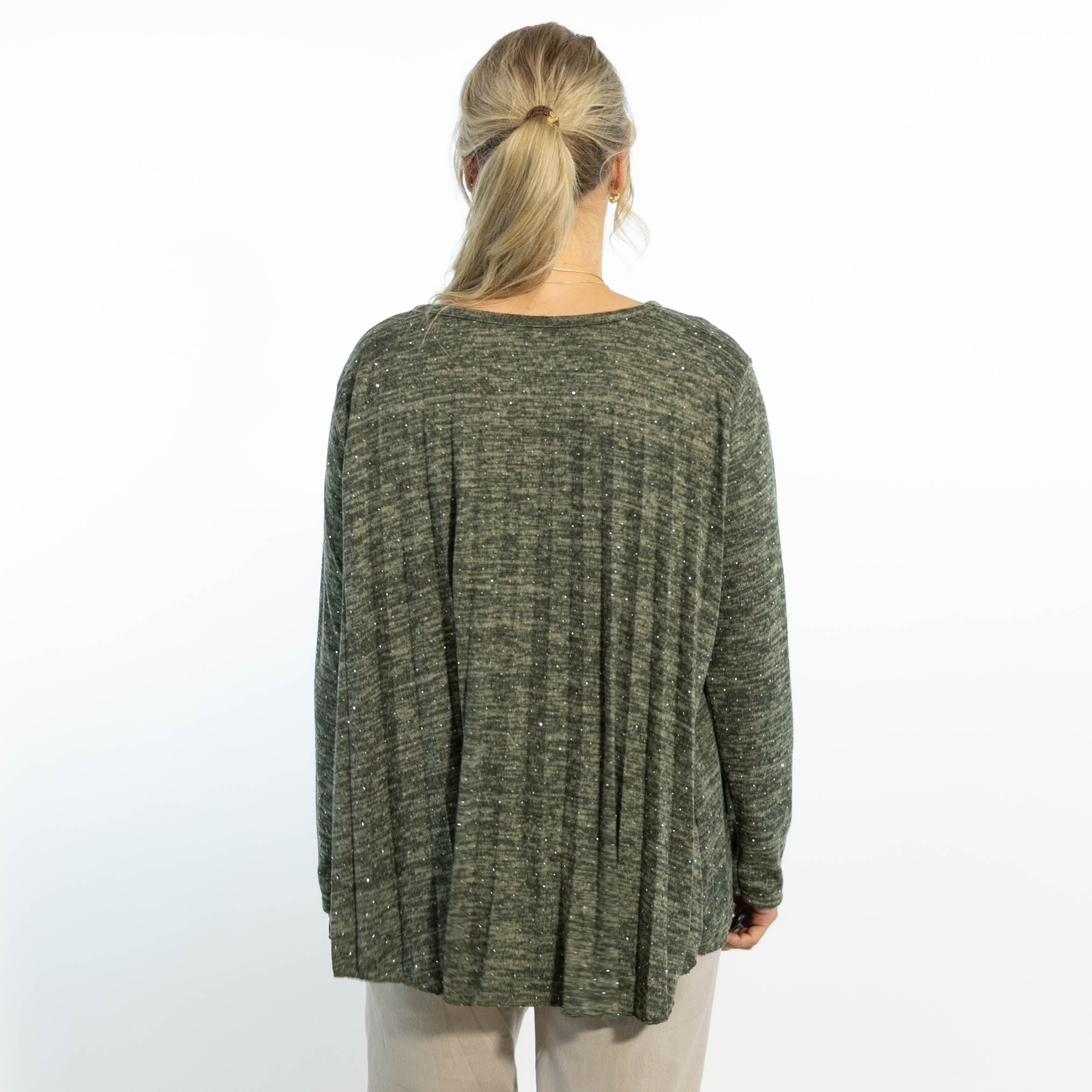 Nora overdel m. kæde, Khaki