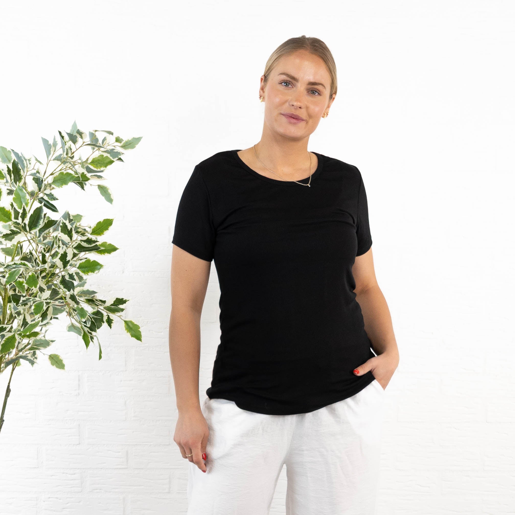 Ava t-shirt, Sort