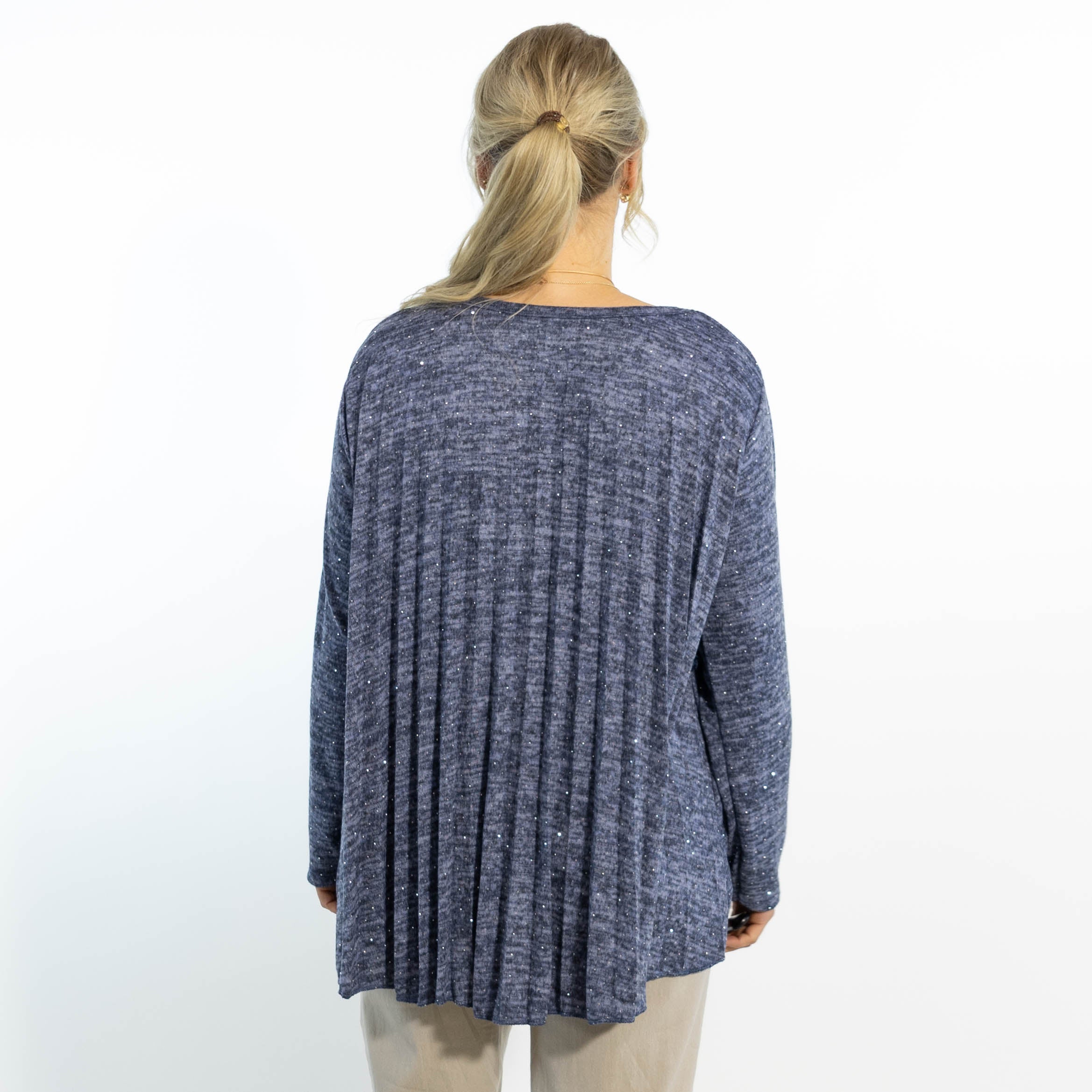 Nora overdel m. kæde, Dueblå