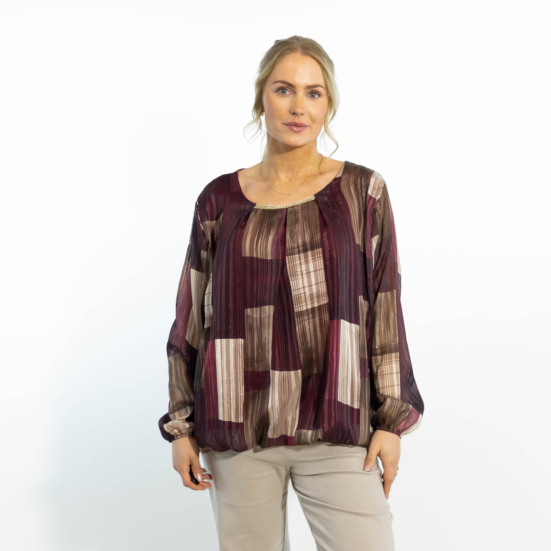 Emmy dobbeltlayer overdel, Bordeaux