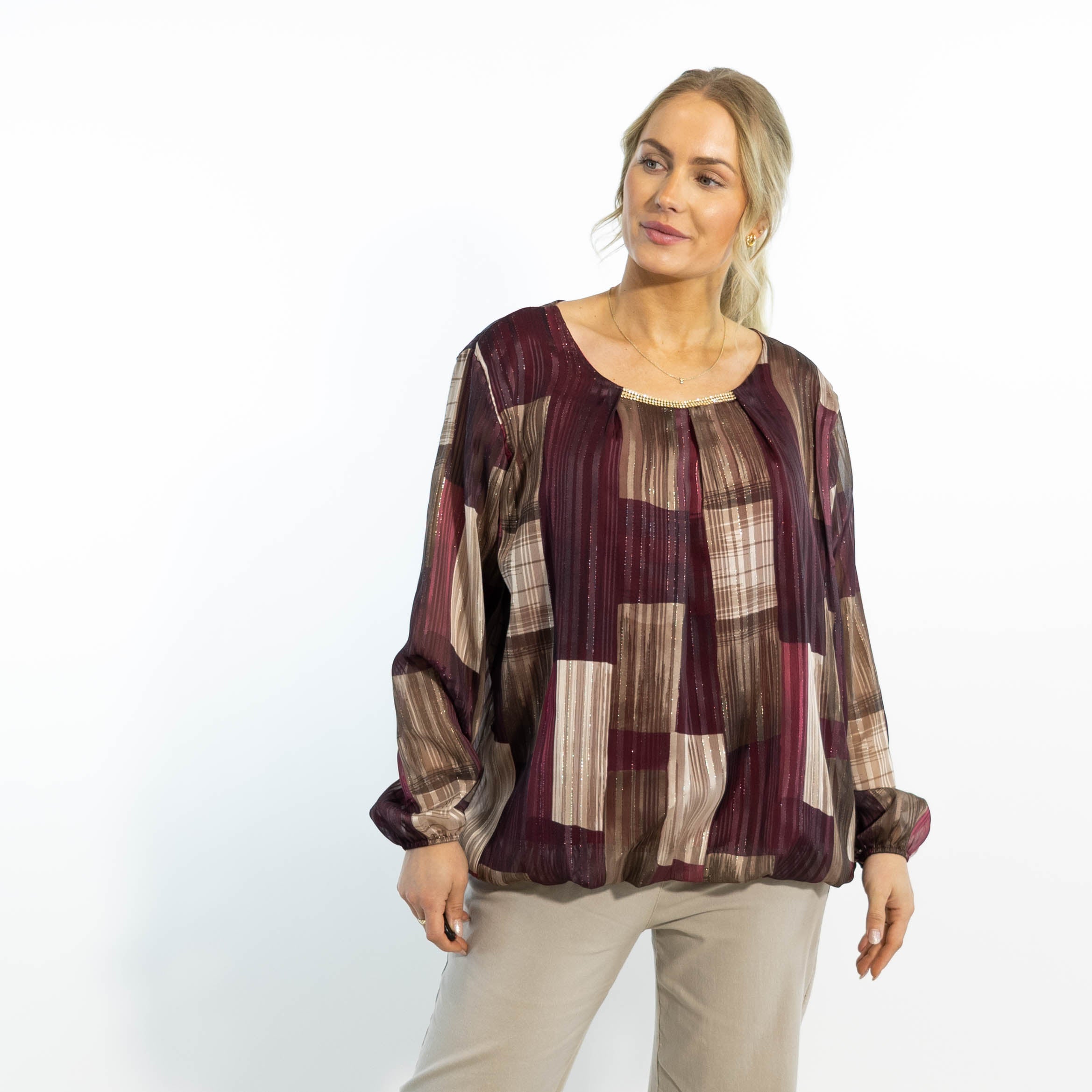 Emmy dobbeltlayer overdel, Bordeaux