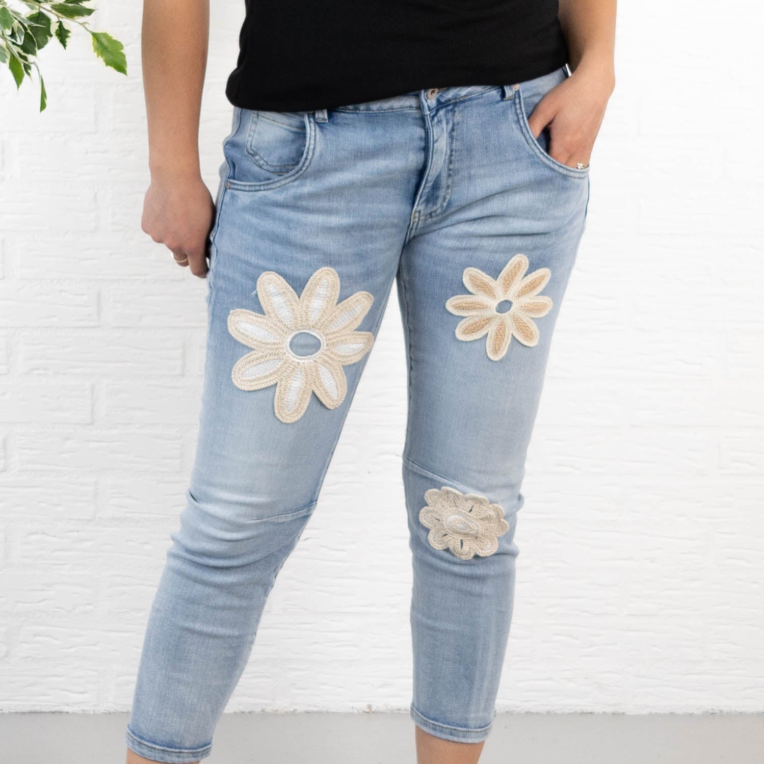 Pola 7/8 jeans, Lysvask