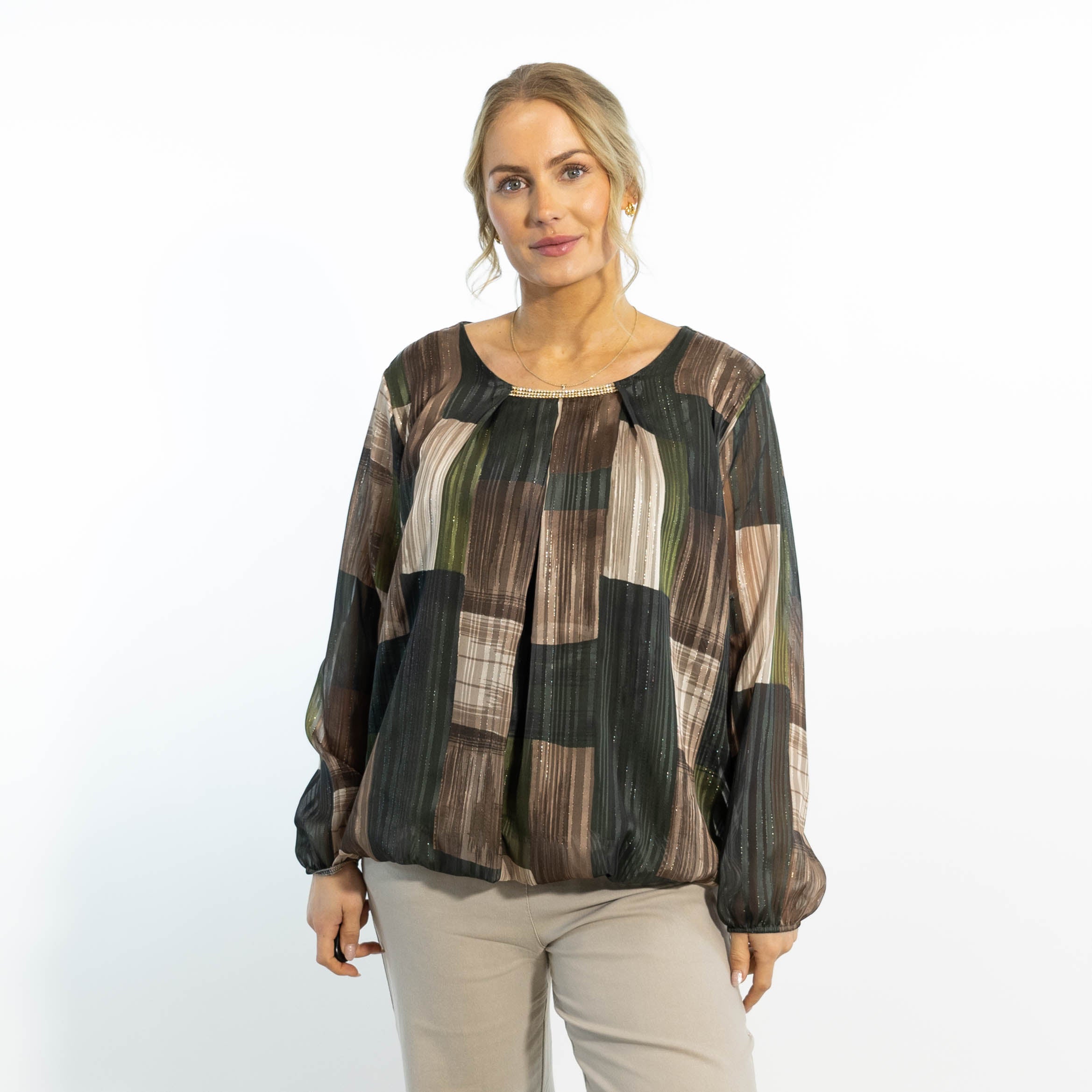 Emmy dobbeltlayer overdel, Khaki