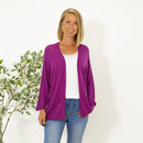 Donna strik cardigan, Lilla