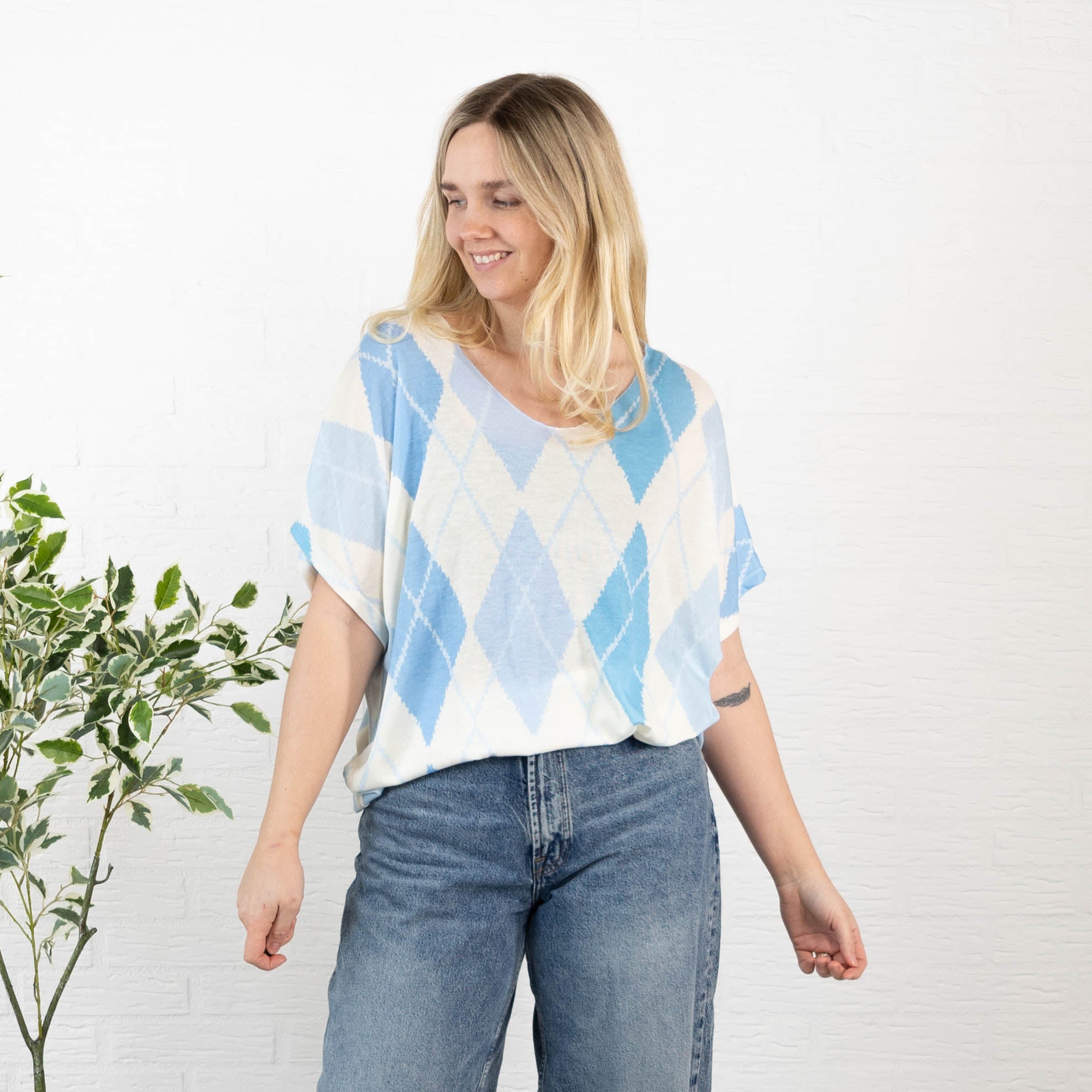 Susan strik, Lyseblå