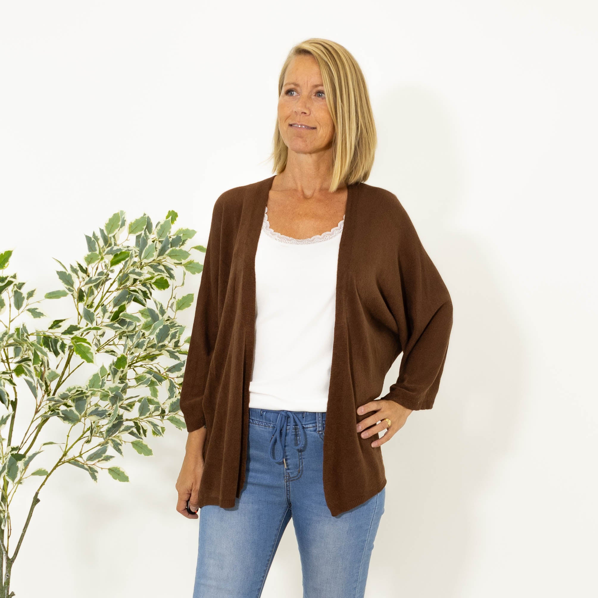 Donna strik cardigan, Choko
