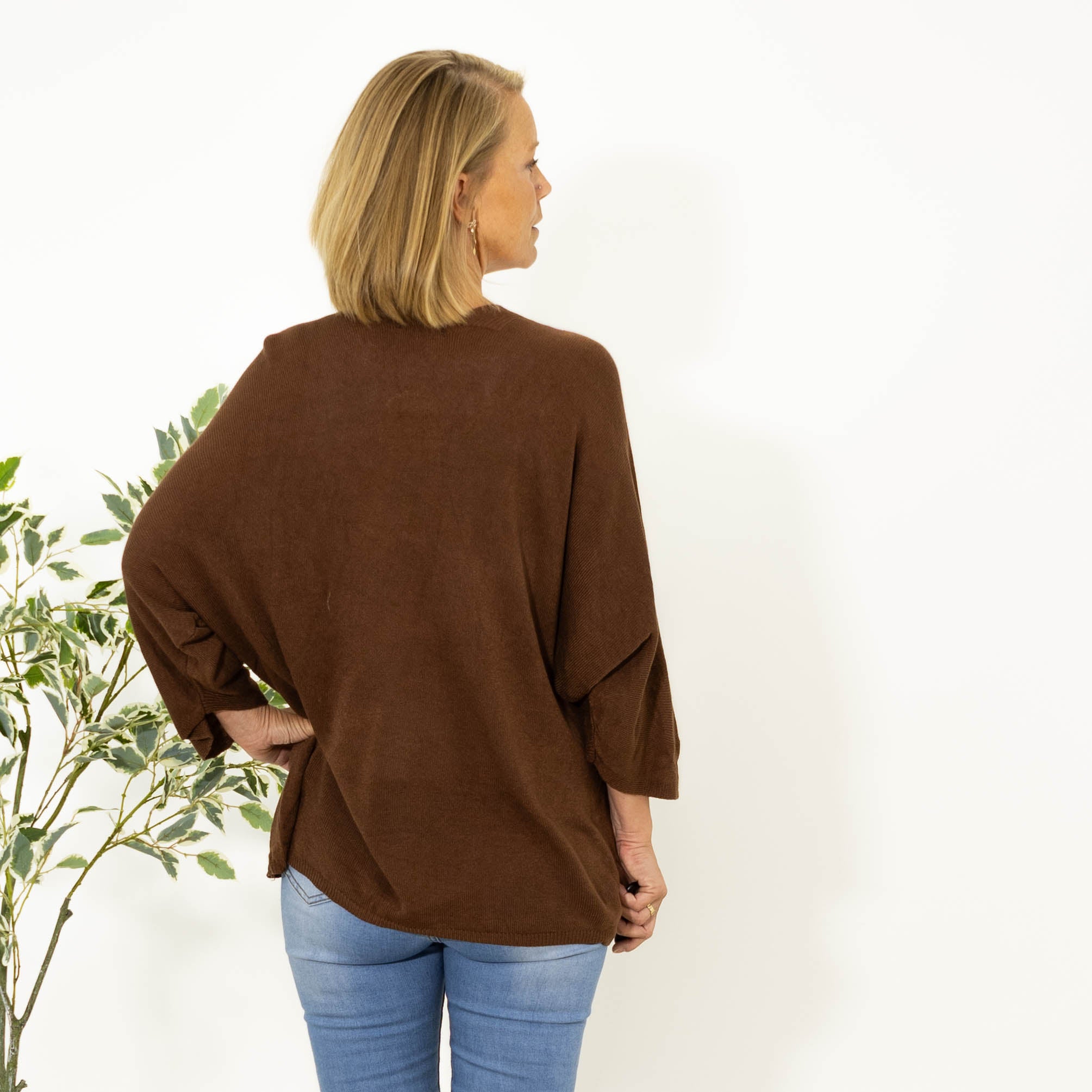 Donna strik cardigan, Choko