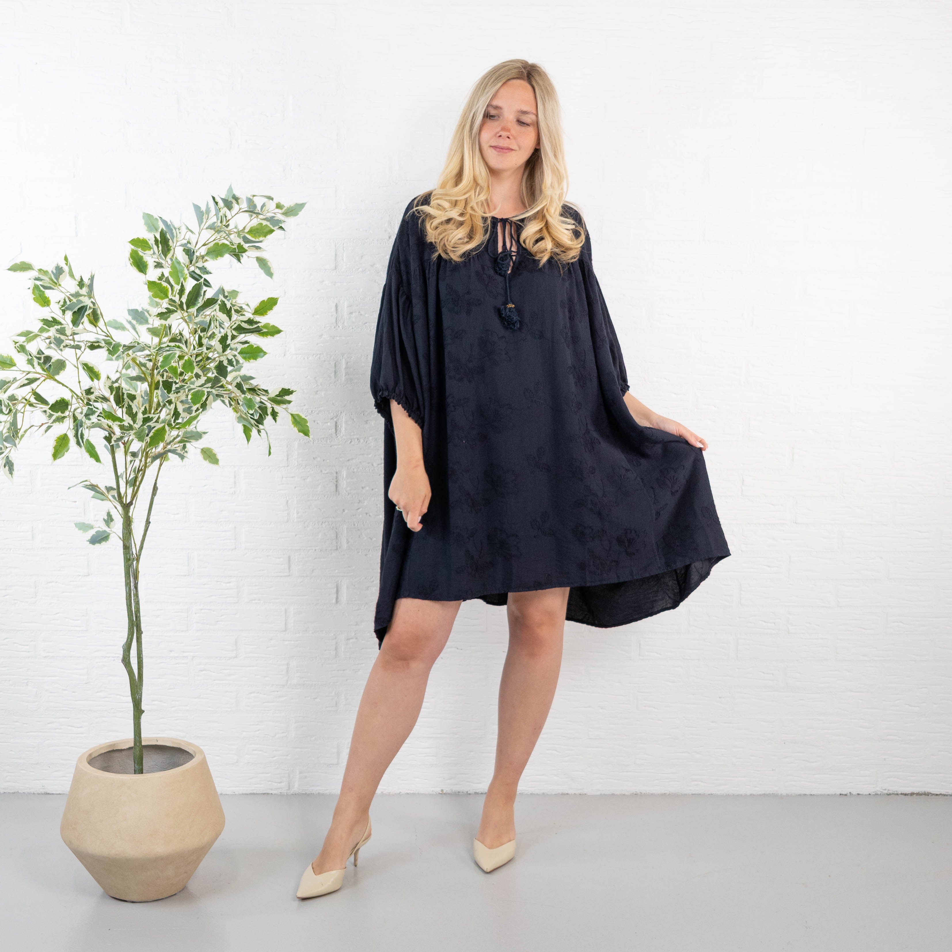 Queenie kjole, Navy